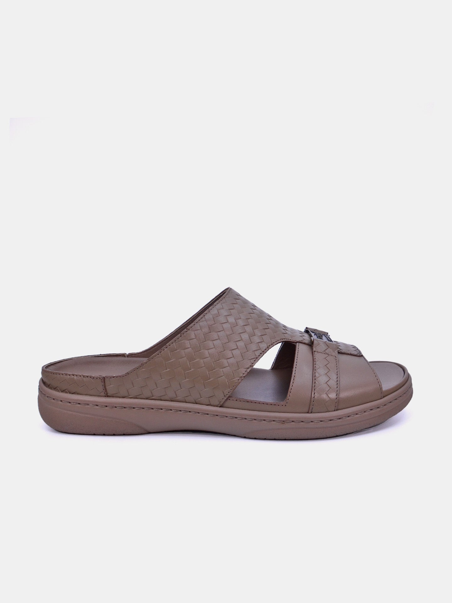 Barjeel Uno 2372 Men's Arabic Sandals #color_Beige