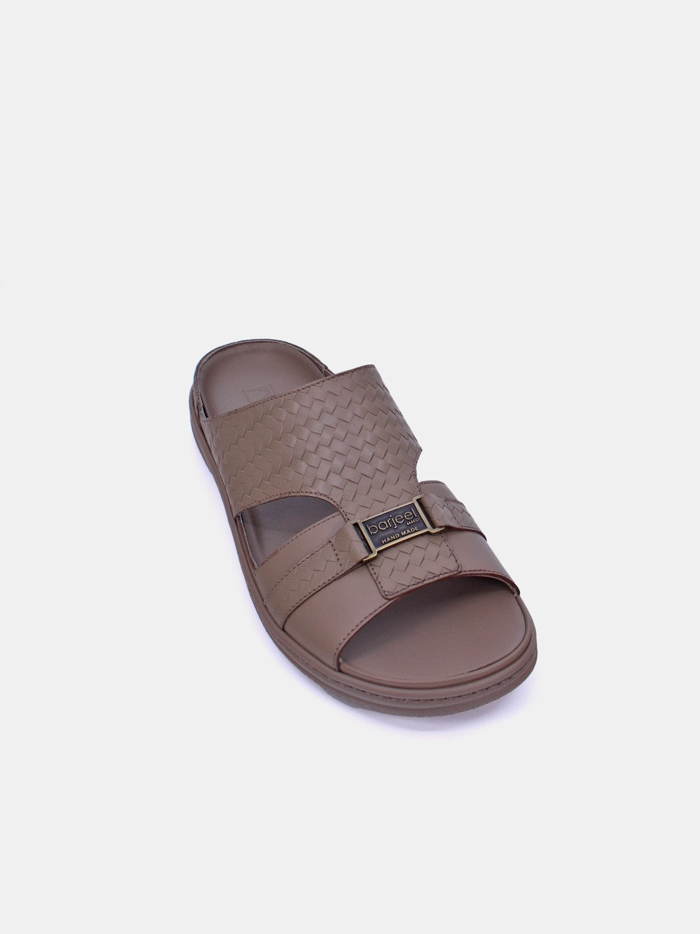 Barjeel Uno 2372 Men's Arabic Sandals #color_Beige