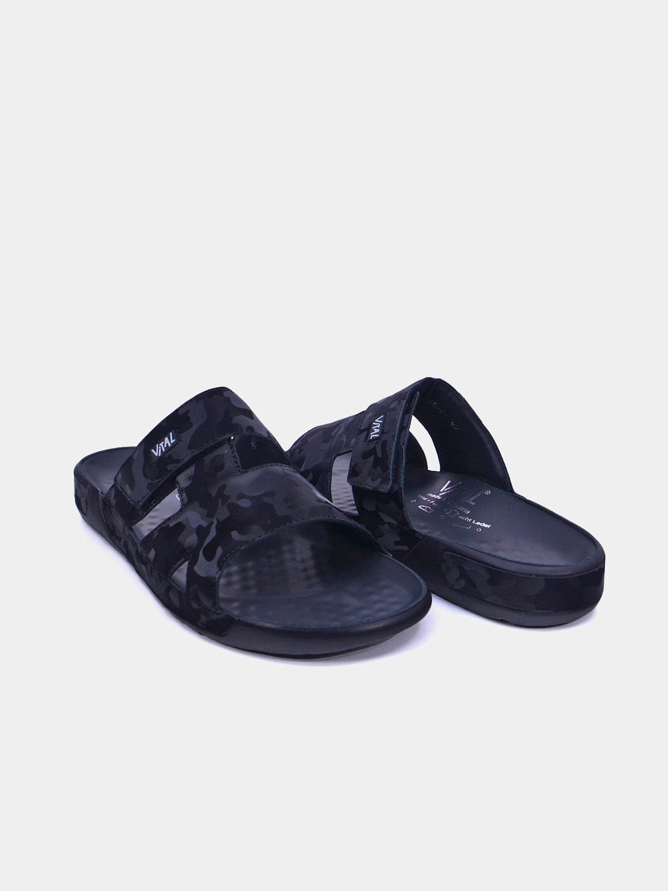 Vital 85101AS Men's Sandals #color_Black