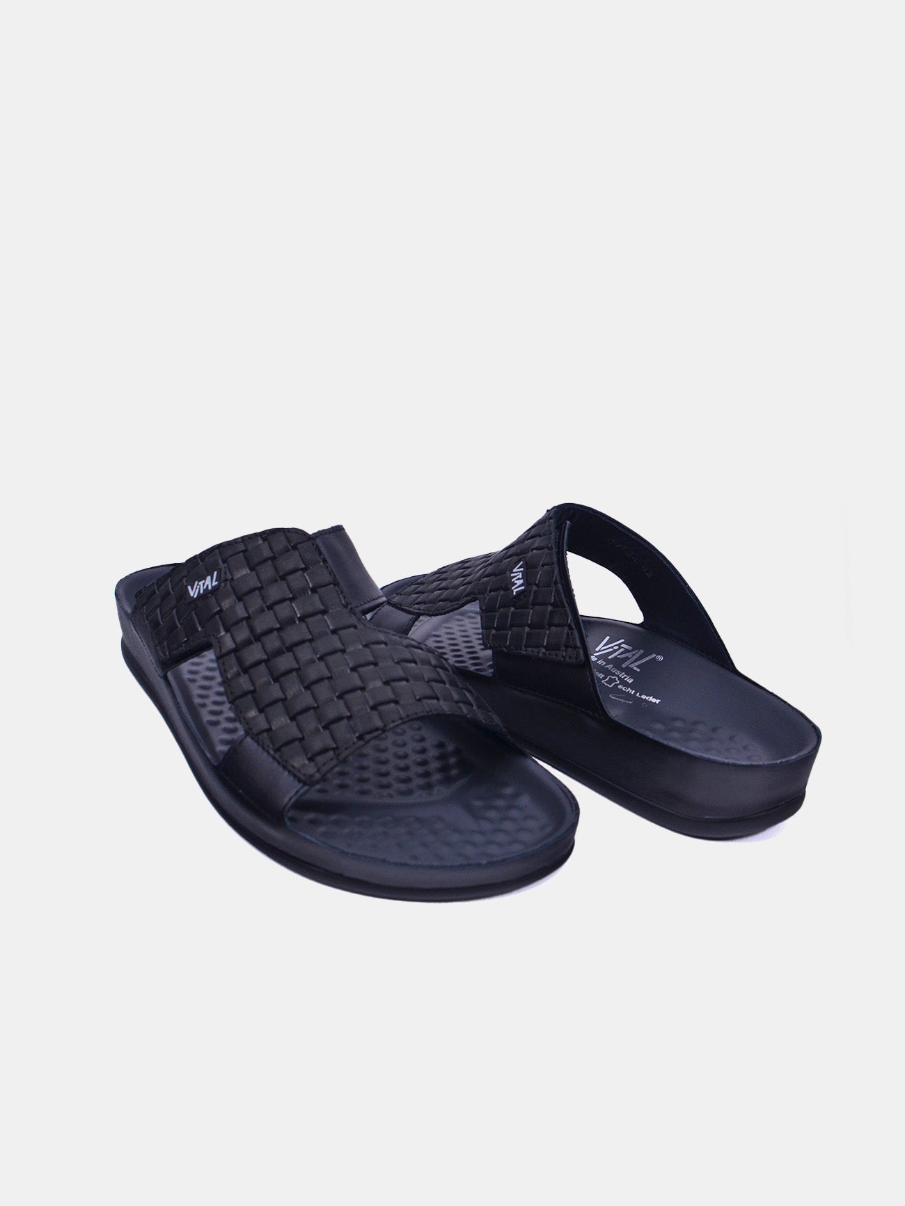 Vital 09122S Men's Sandals #color_Black