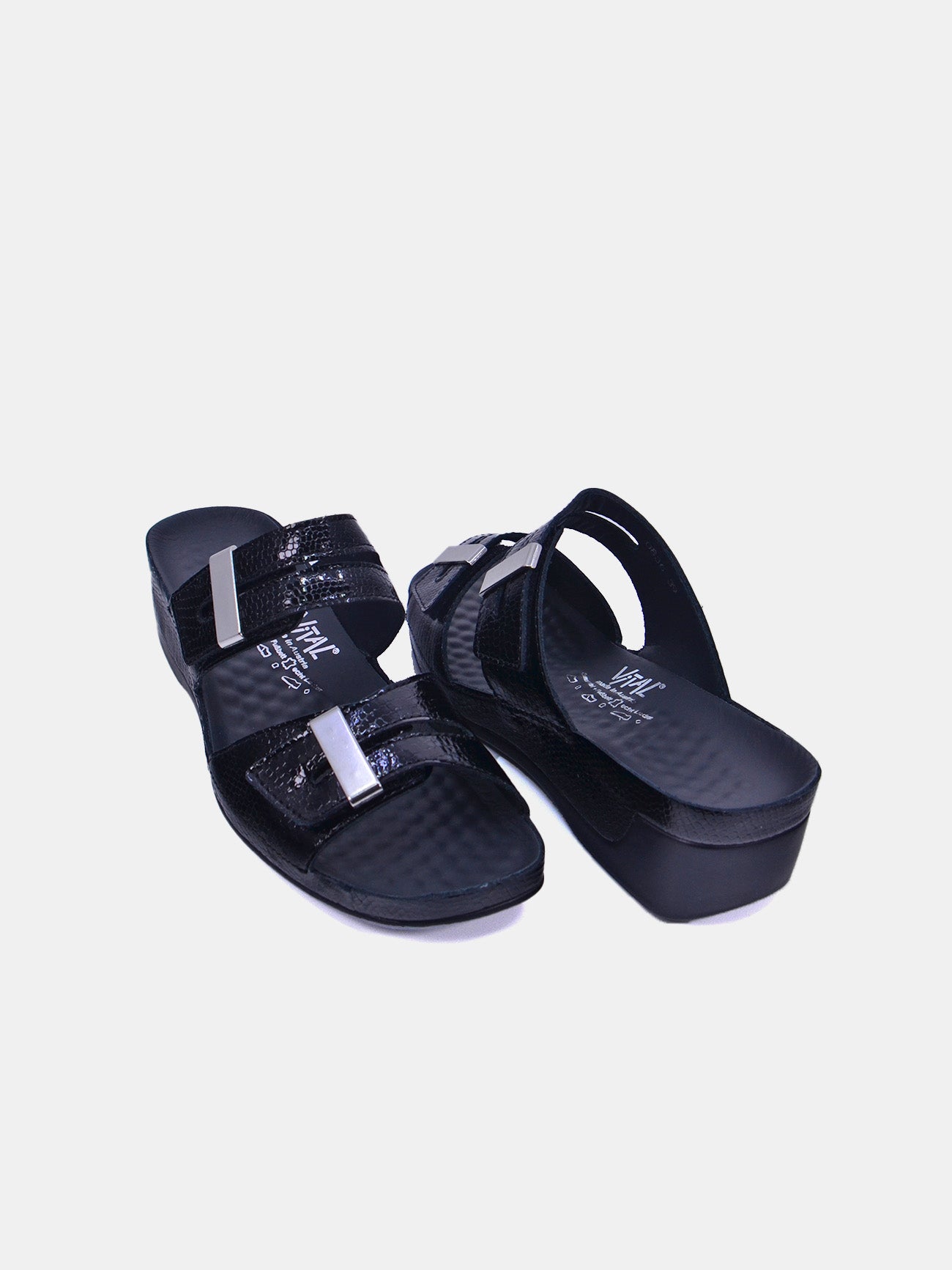 Vital 0836-458 Women's Sandals #color_Black