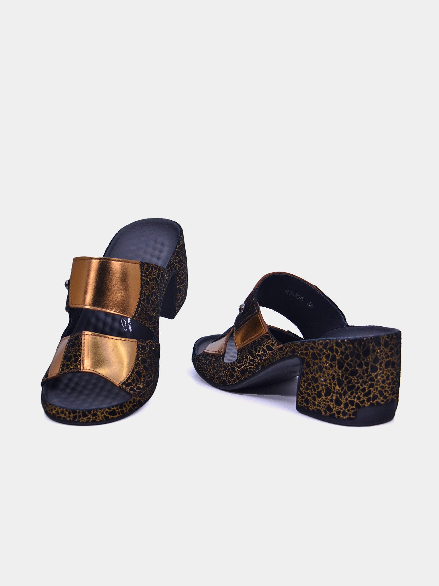 Vital 82006AS Women's Heeled Sandals #color_Gold