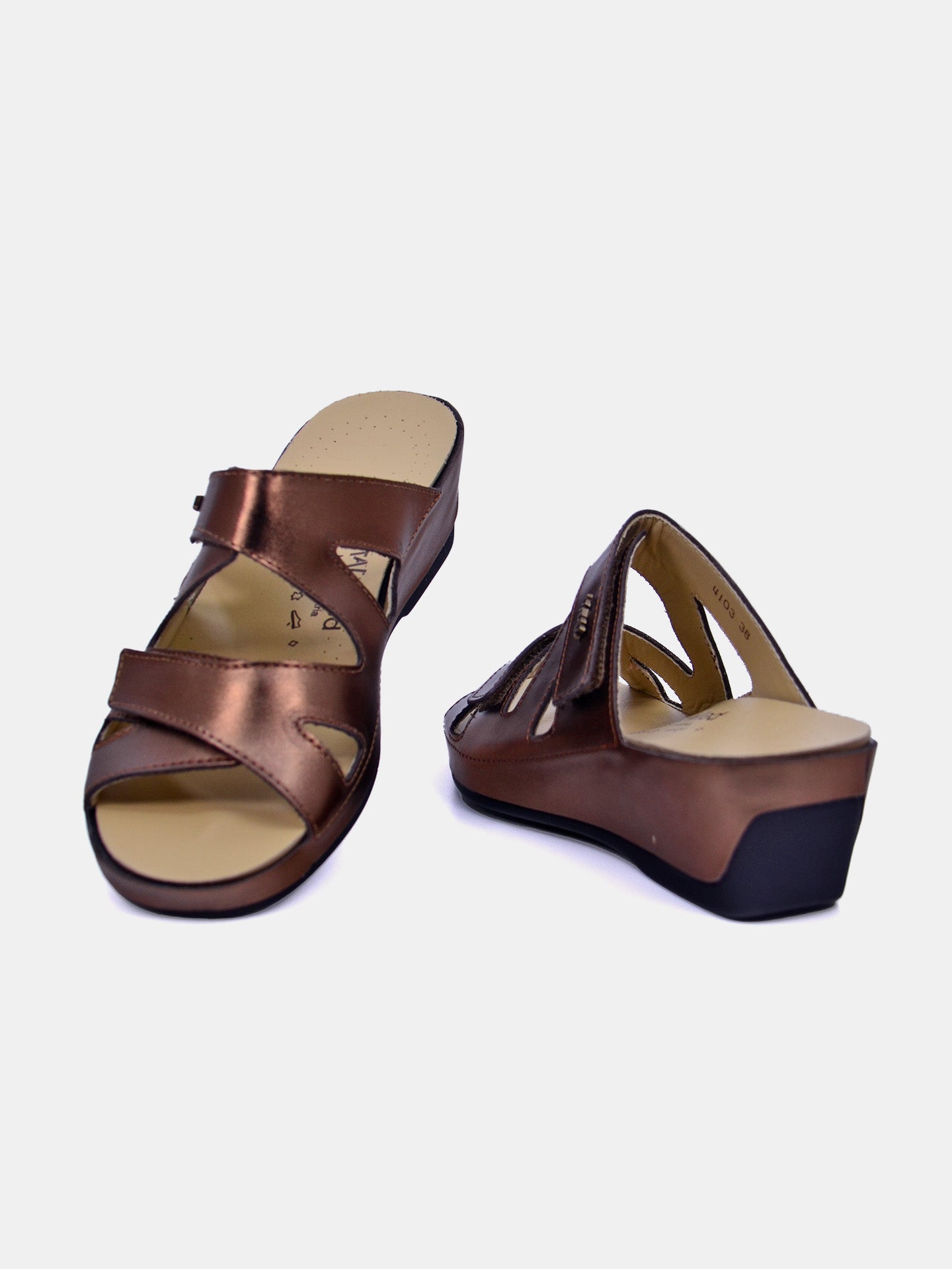 Vital 4103AS Women's Slider Sandals #color_Brown