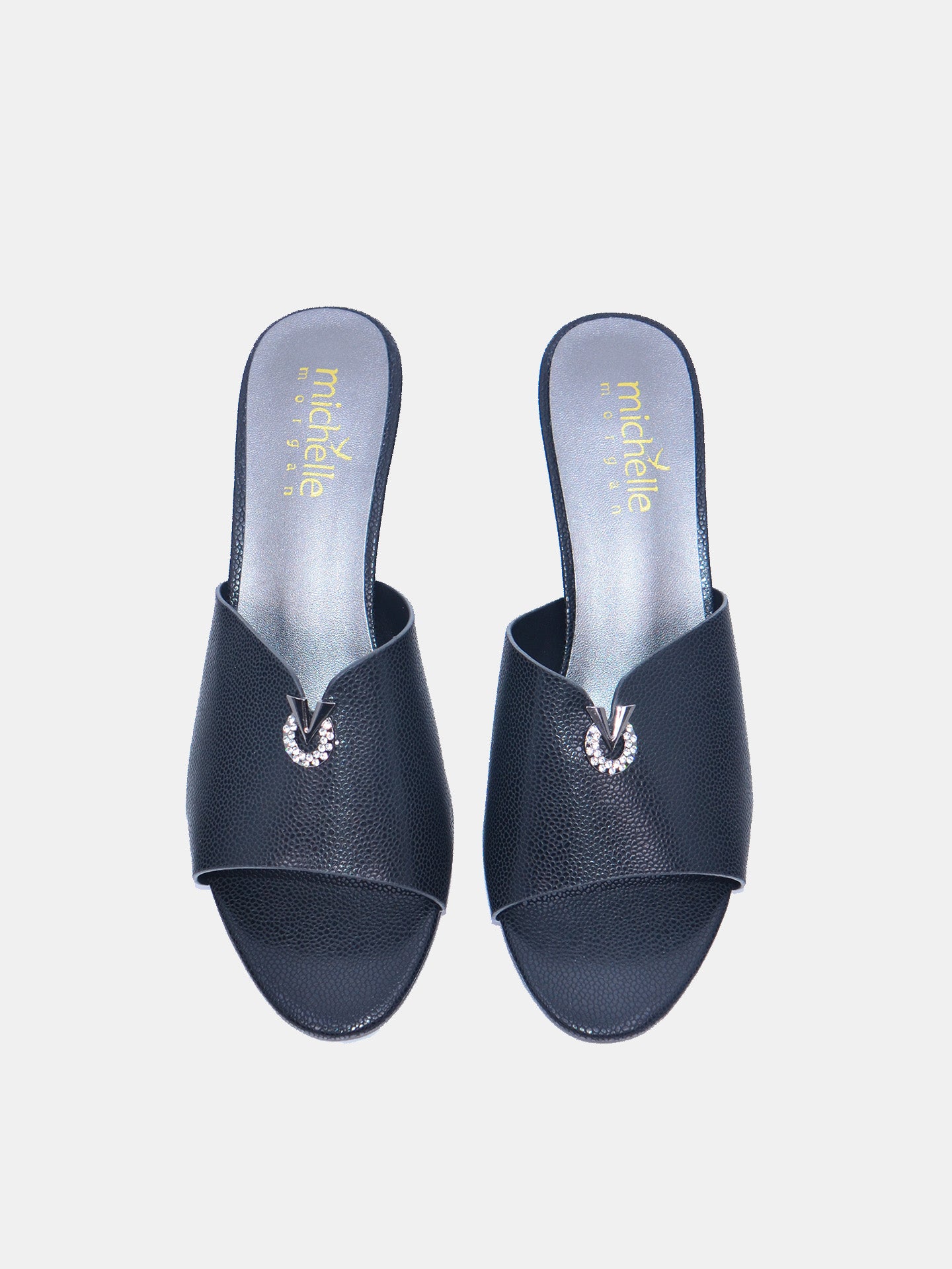 Michelle Morgan 213RC001 Women's Heeled Sandals #color_Black