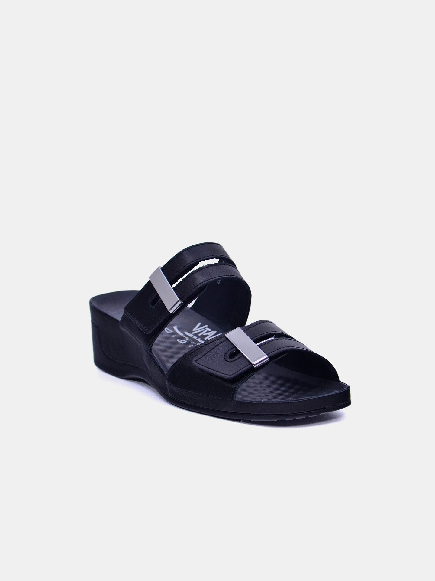 Vital 0836 Women's Heeled Sandals #color_Black