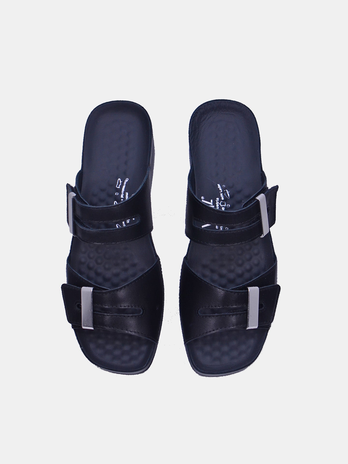 Vital 0836 Women's Heeled Sandals #color_Black