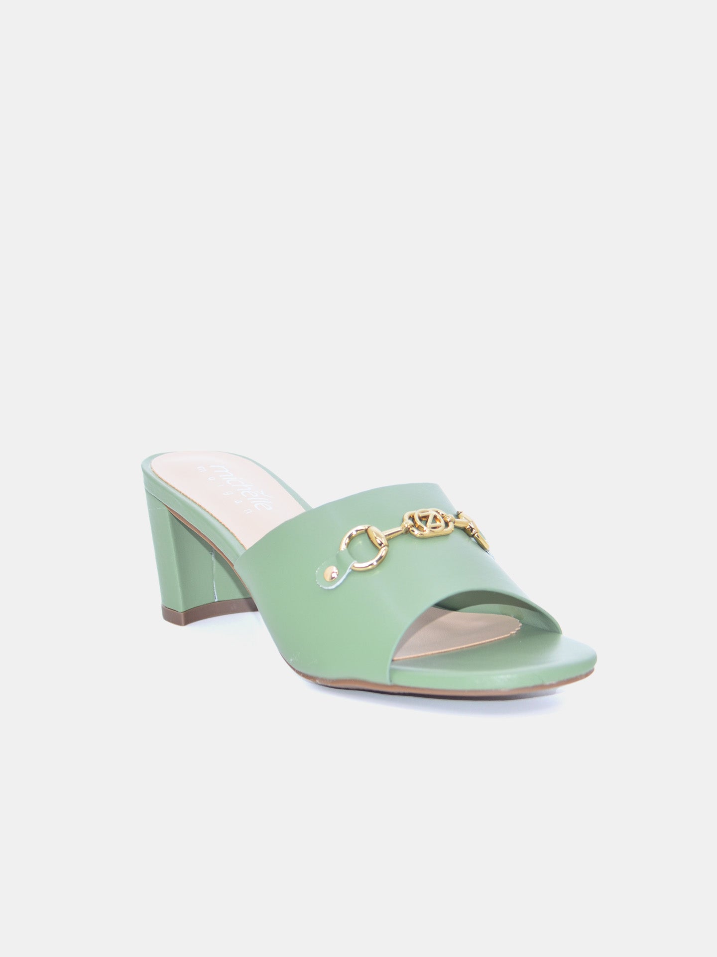 Michelle Morgan 213RC193 Women's Heeled Sandals #color_Green