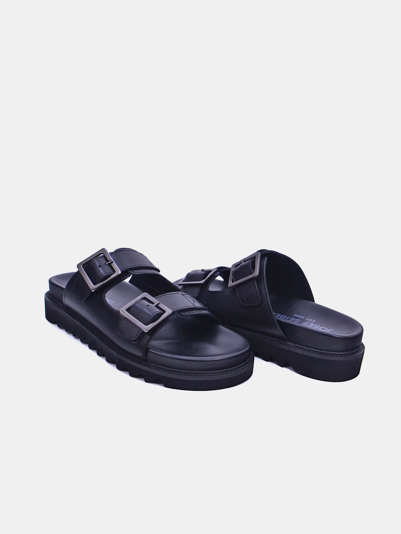 Josef Seibel 58402-AR317 Men's Casual Sandals #color_Black