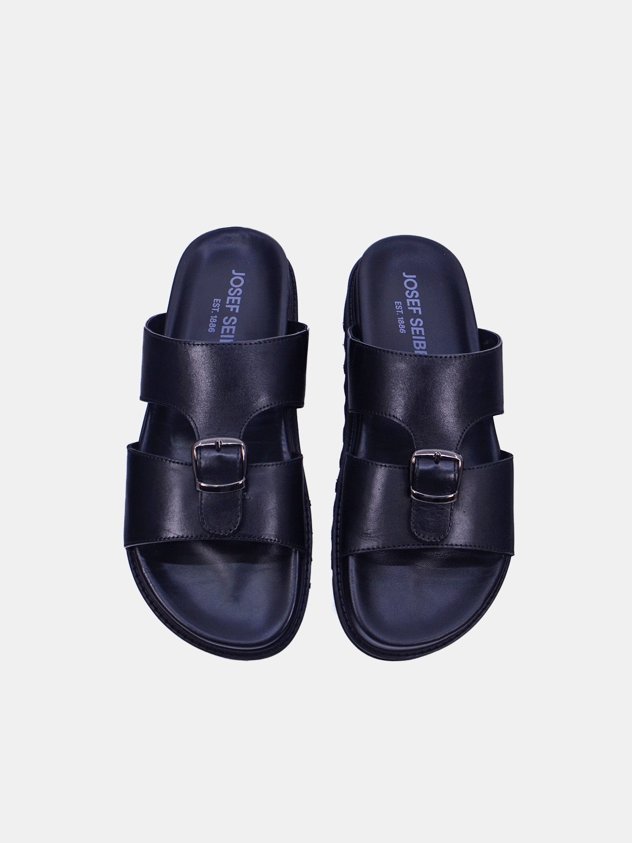 Josef Seibel 58403 Men's Casual Sandals #color_Black