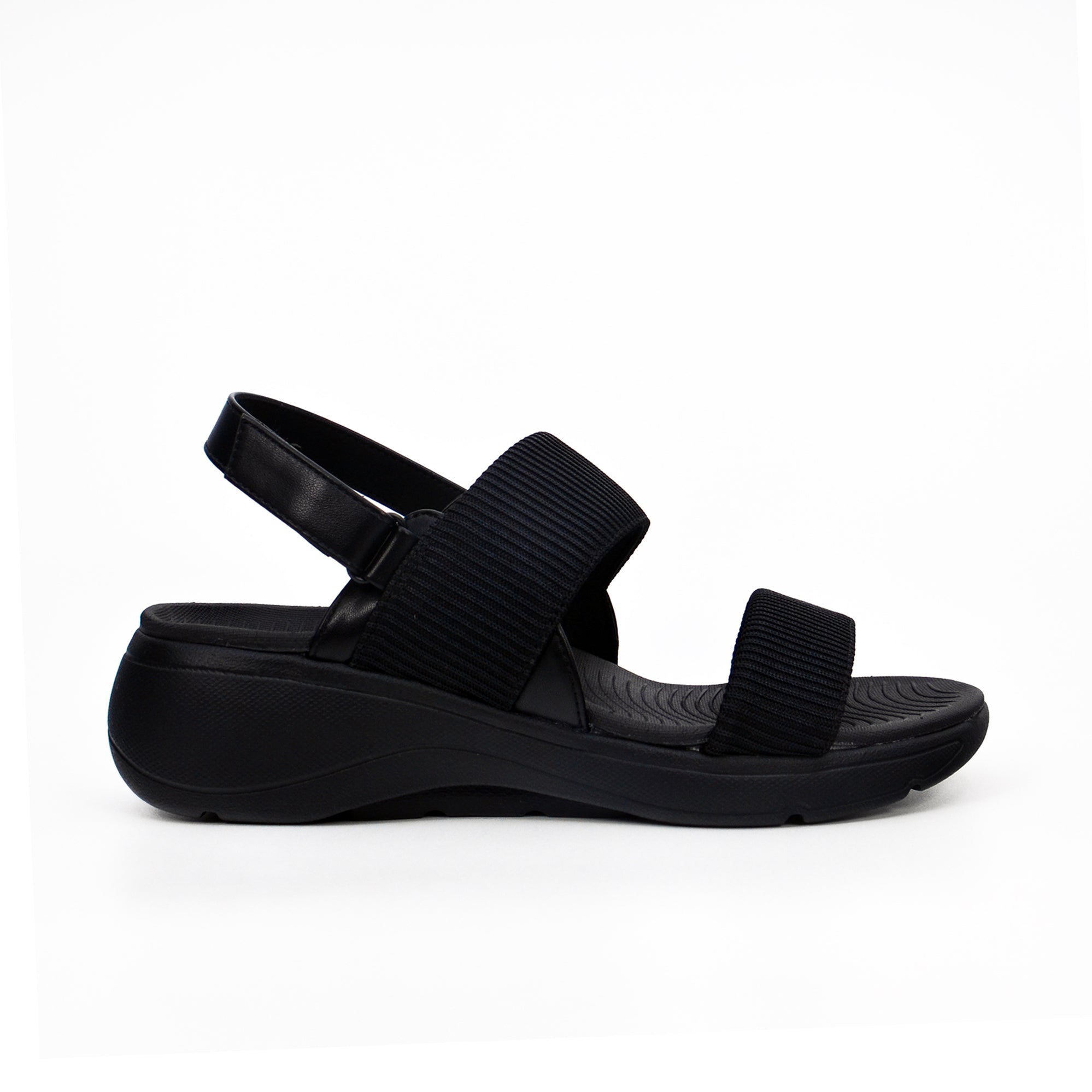 Mynaal 23Abt532 Women's Flat Sandal #color_Black