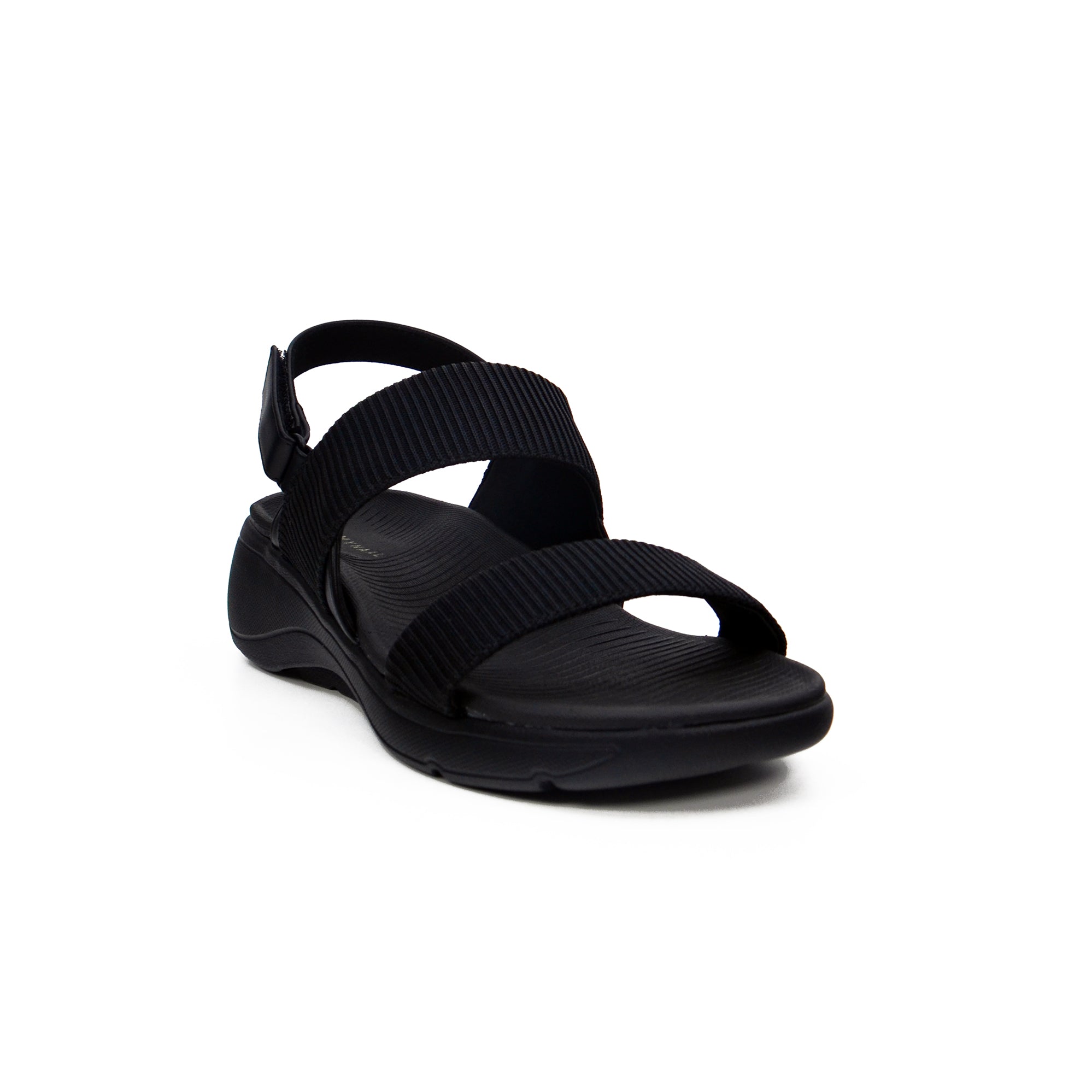 Mynaal 23Abt532 Women's Flat Sandal #color_Black