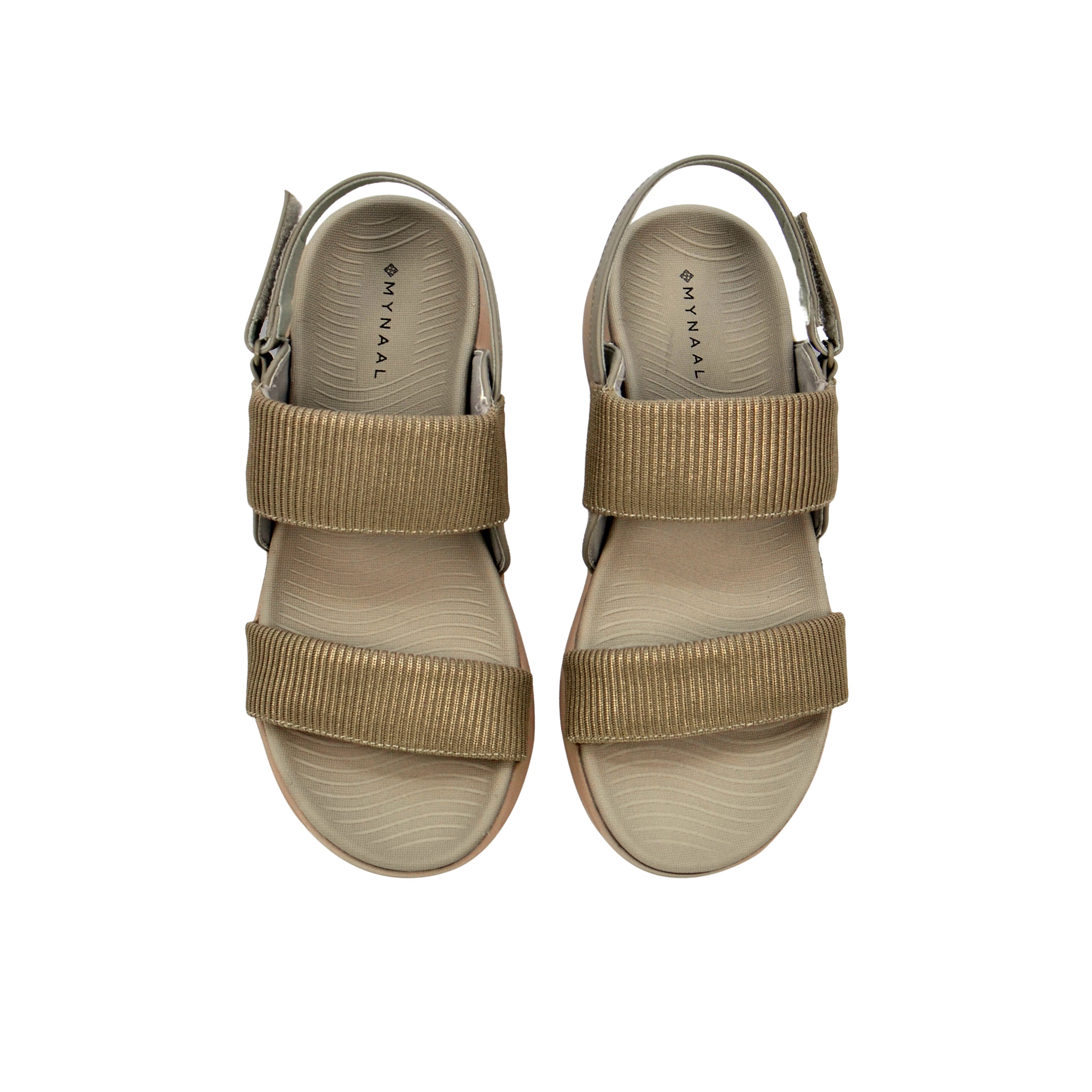 Mynaal 23Abt532 Women's Flat Sandal #color_Beige