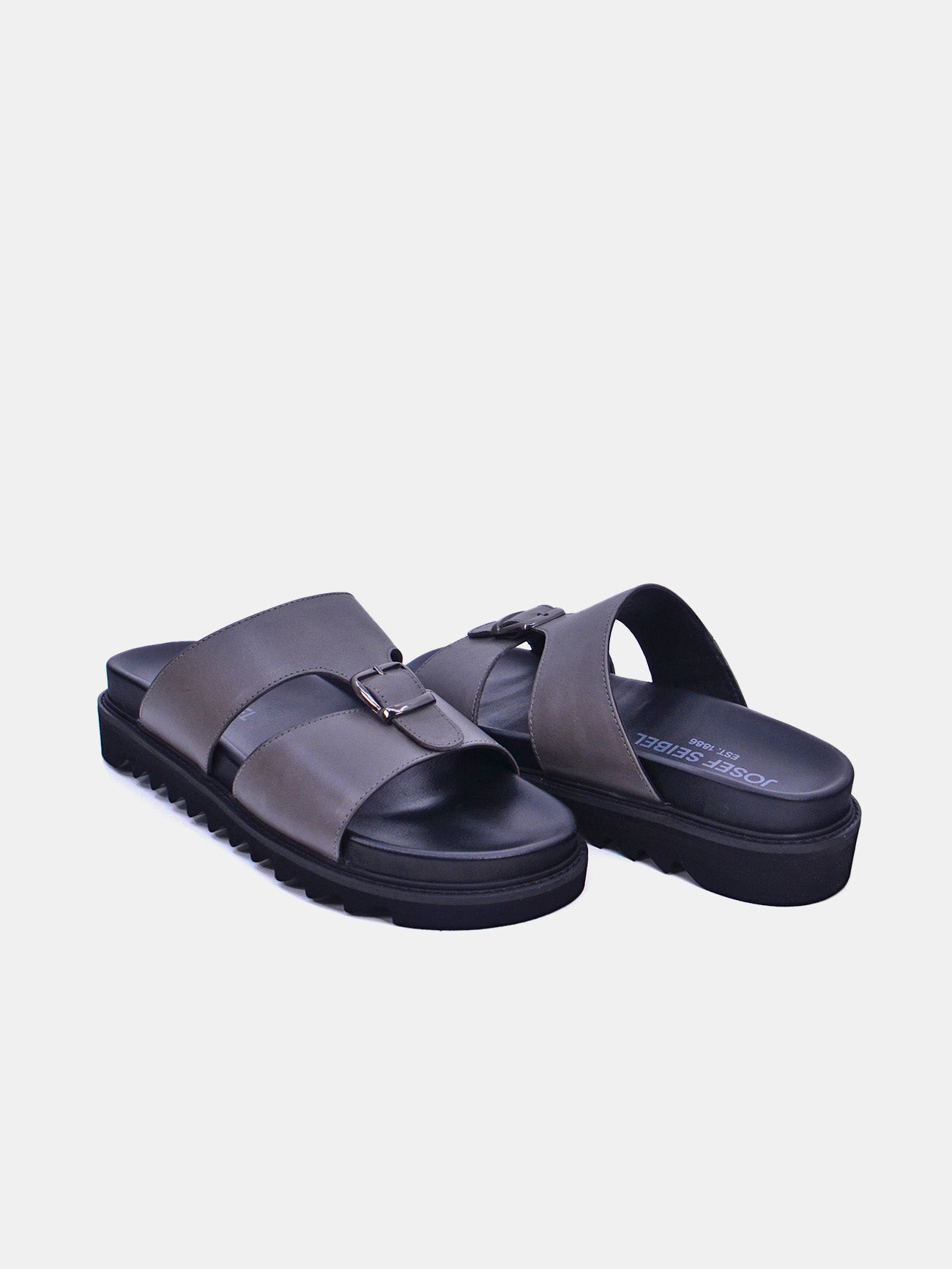 Josef Seibel 58403 Men's Casual Sandals #color_Grey