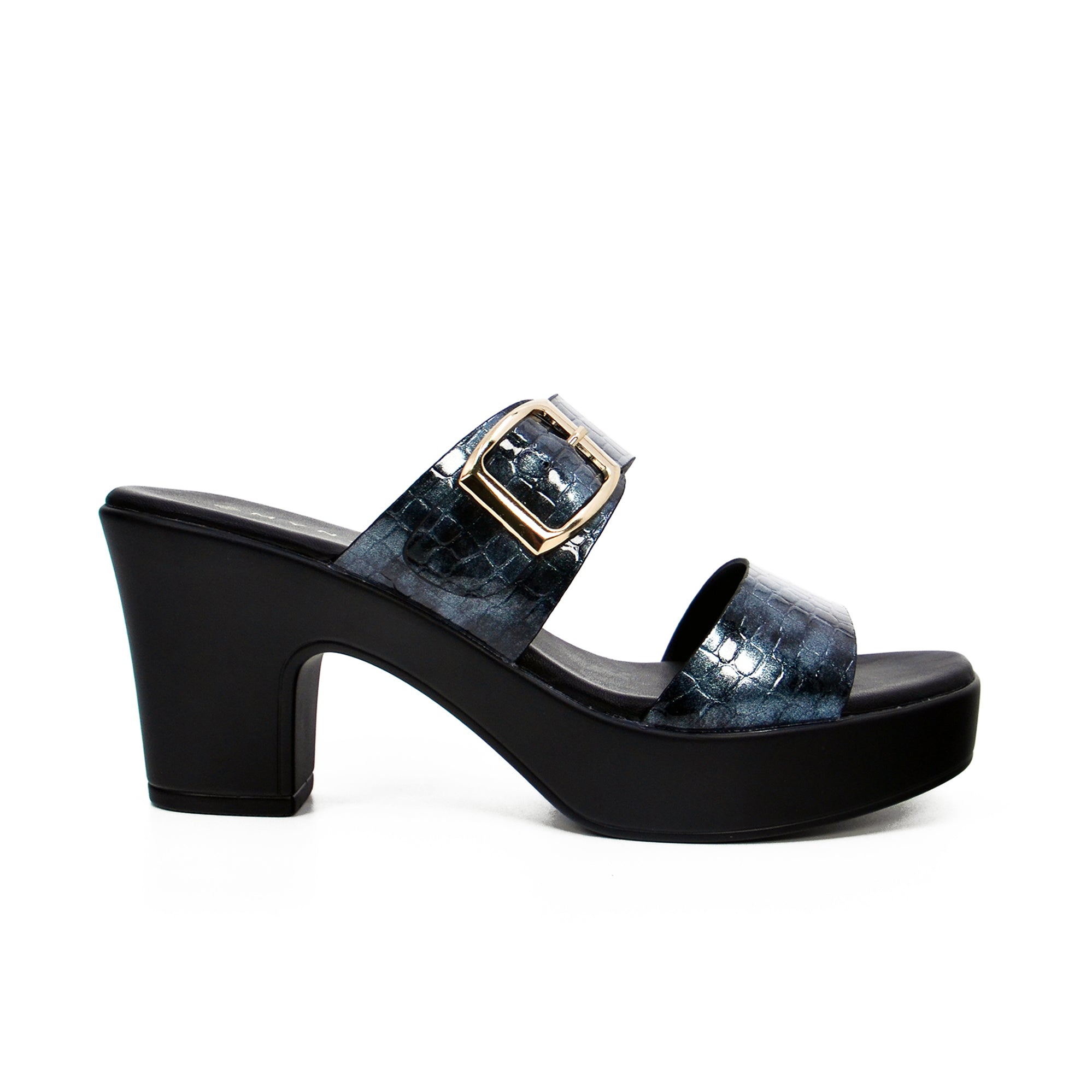 Mynaal 114Rj857 Women's Platform Heel Sandal #color_Gray