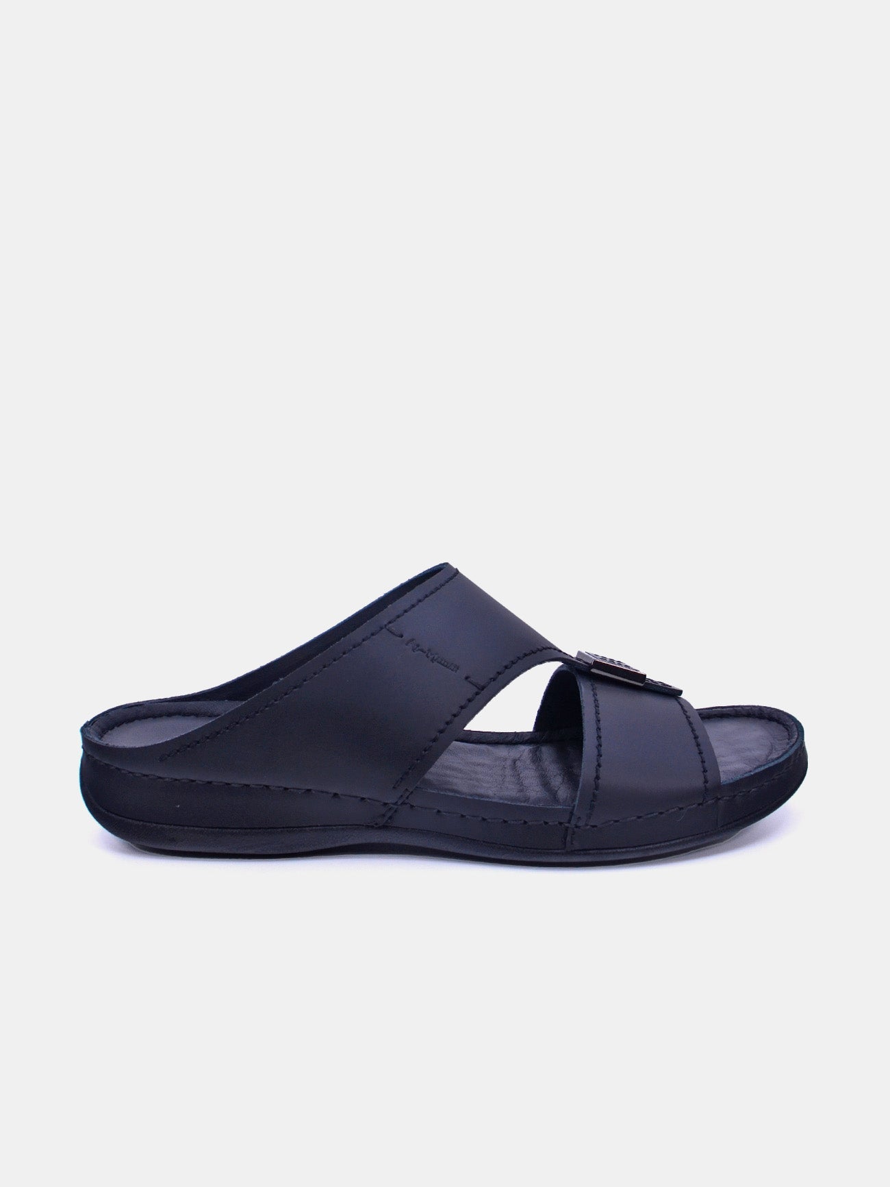 Al Maidan K-793 Men's Arabic Sandals #color_Black