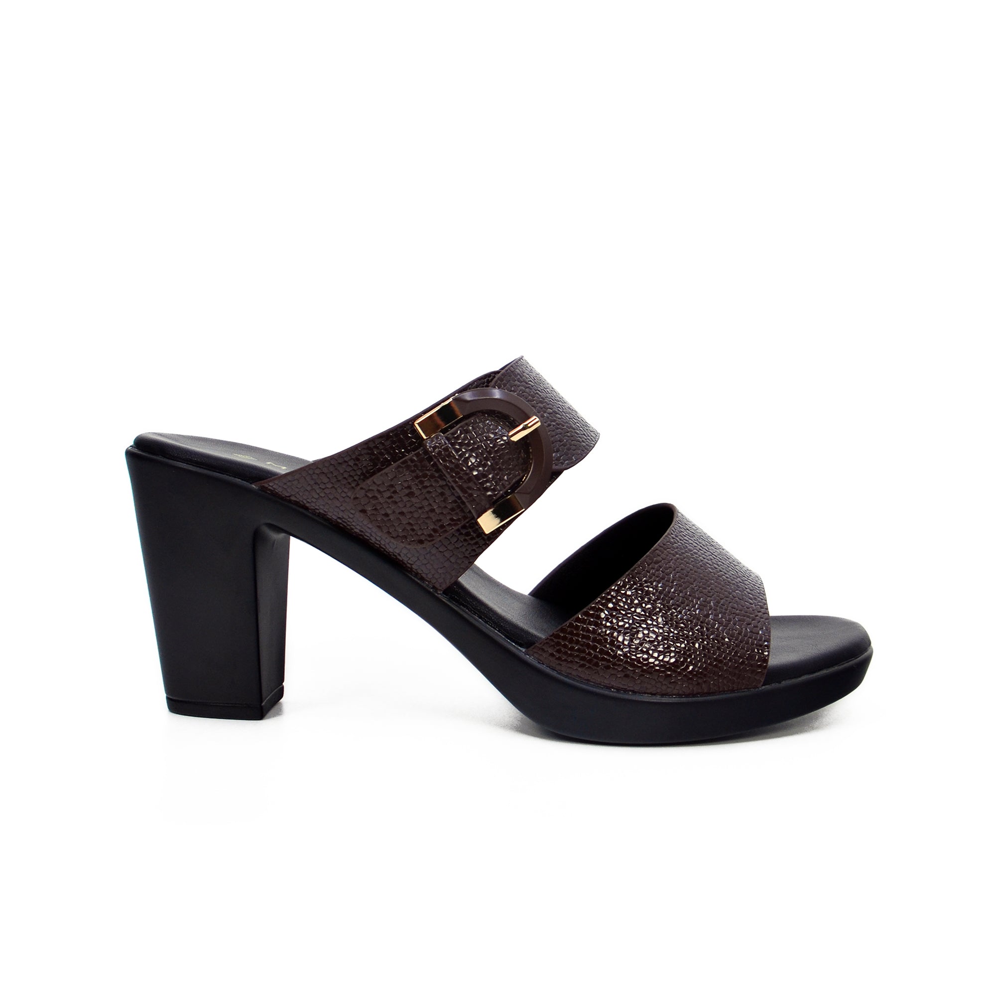 Mynaal 414Rj991 Women's Block Heel Sandal #color_Brown
