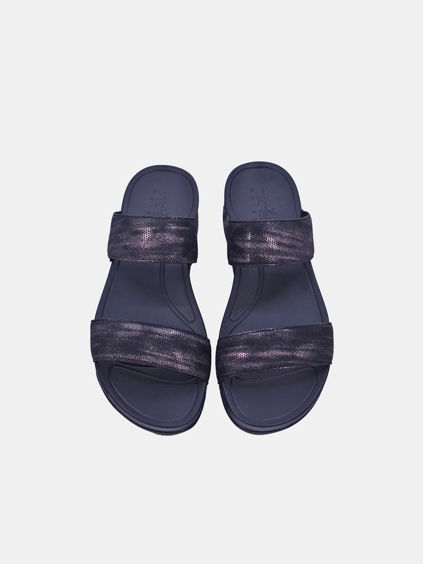 Michelle Morgan 214RJ911 Women's Sandals #color_Black