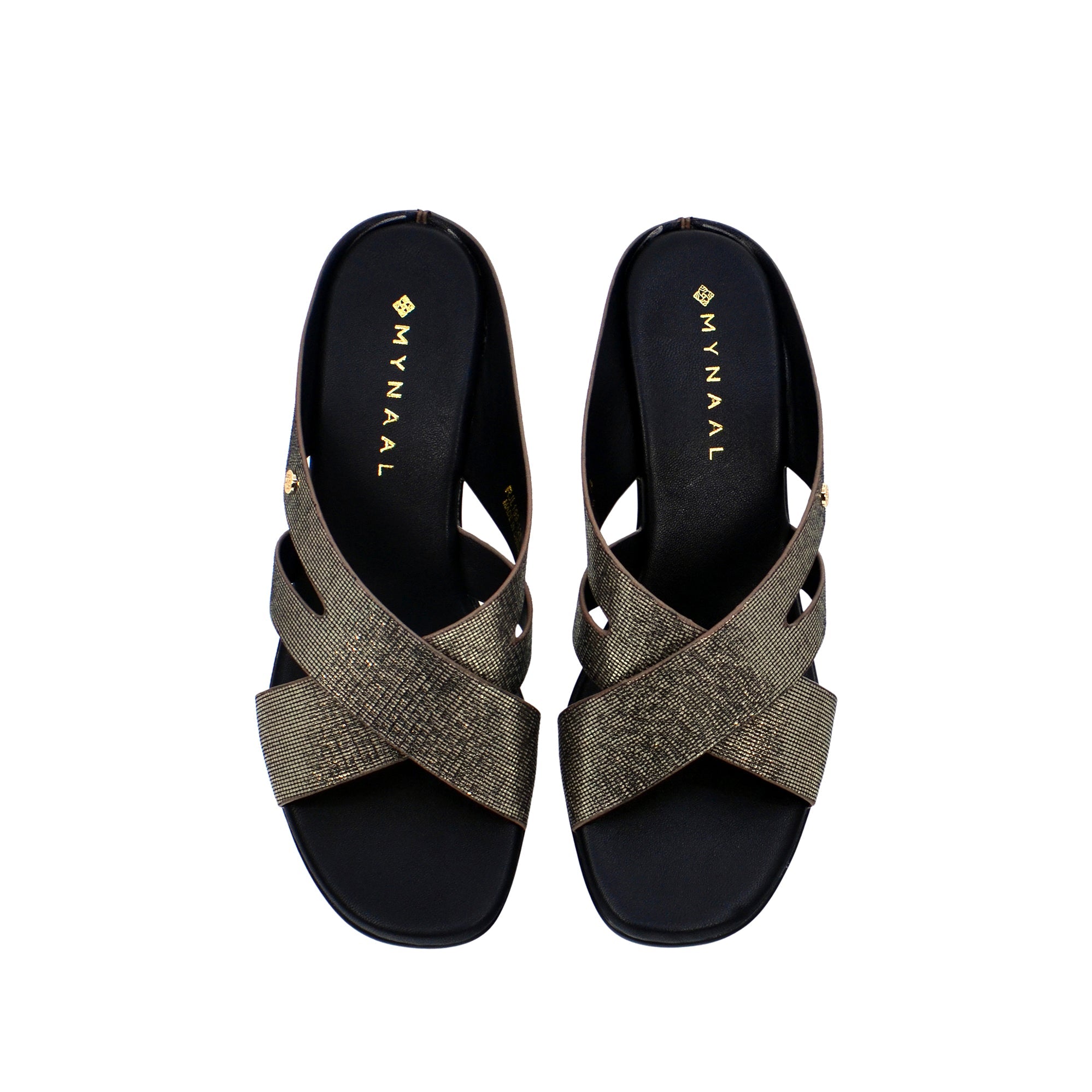 Mynaal Rjl199-12B Women's Block Heel Sandal #color_Gray