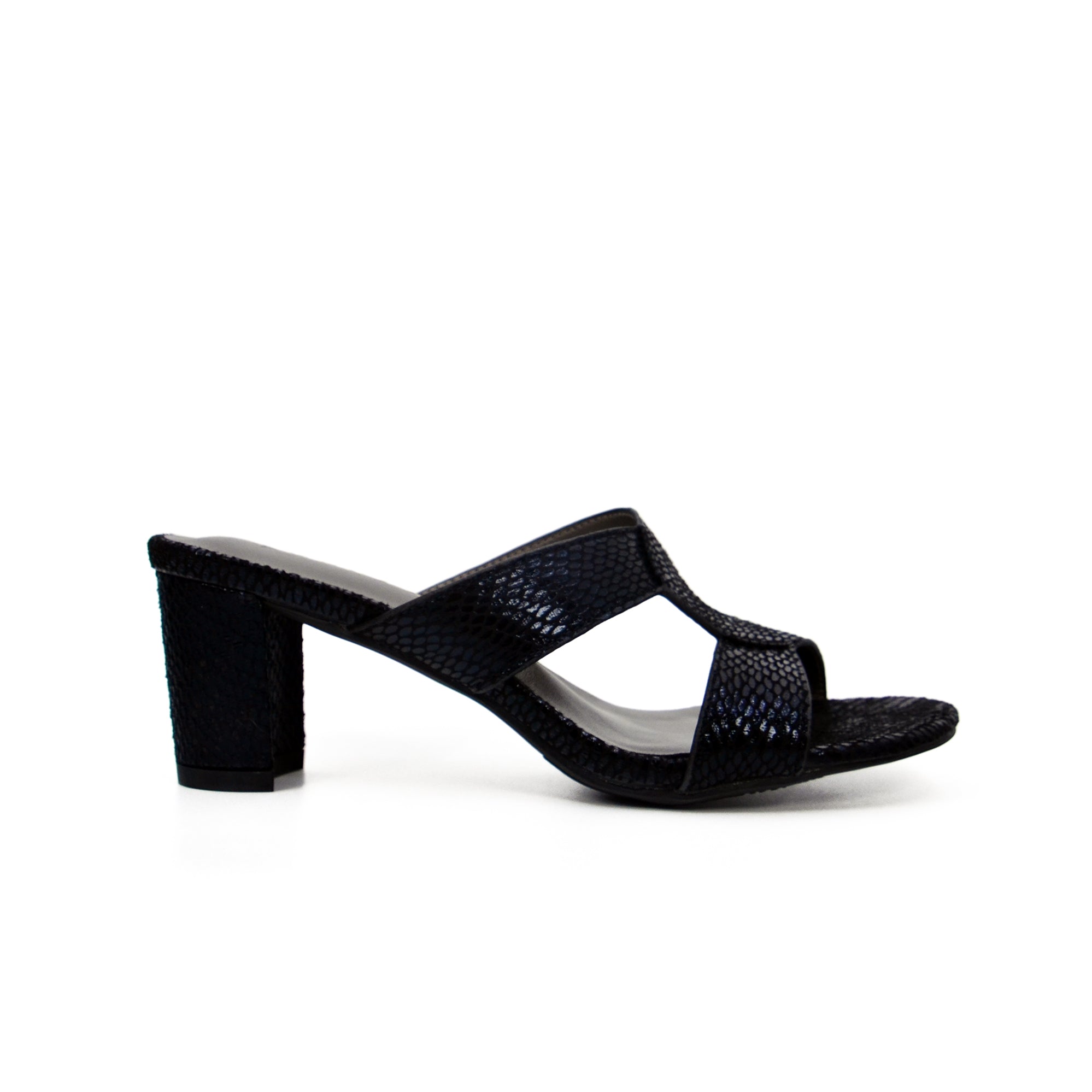 Mynaal 314Rj19C Women's Block Heel Sandal #color_Black
