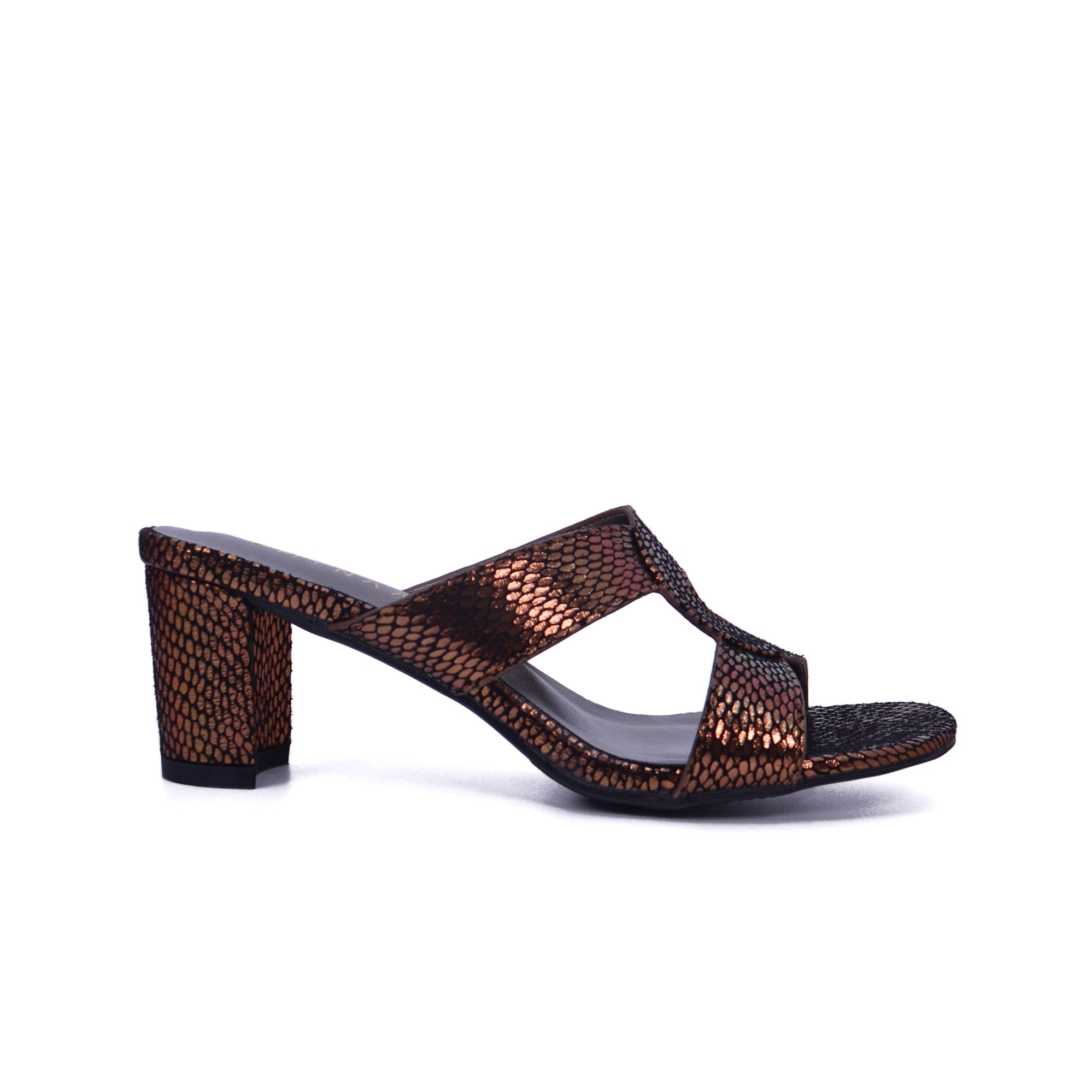 Mynaal 314Rj19C Women's Block Heel Sandal #color_Bronze