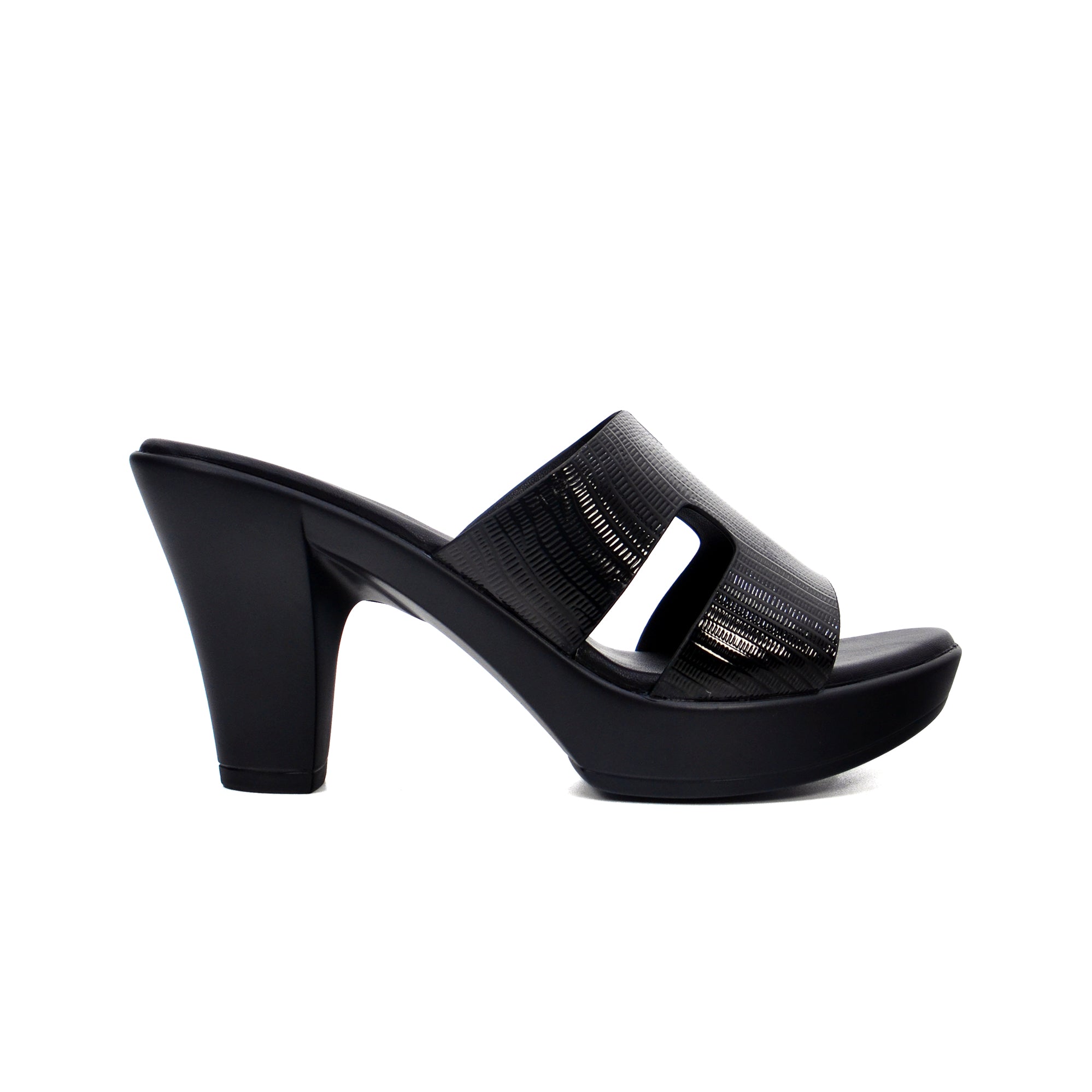 Mynaal 914Rj40K Women's Block Heel Sandal #color_Black