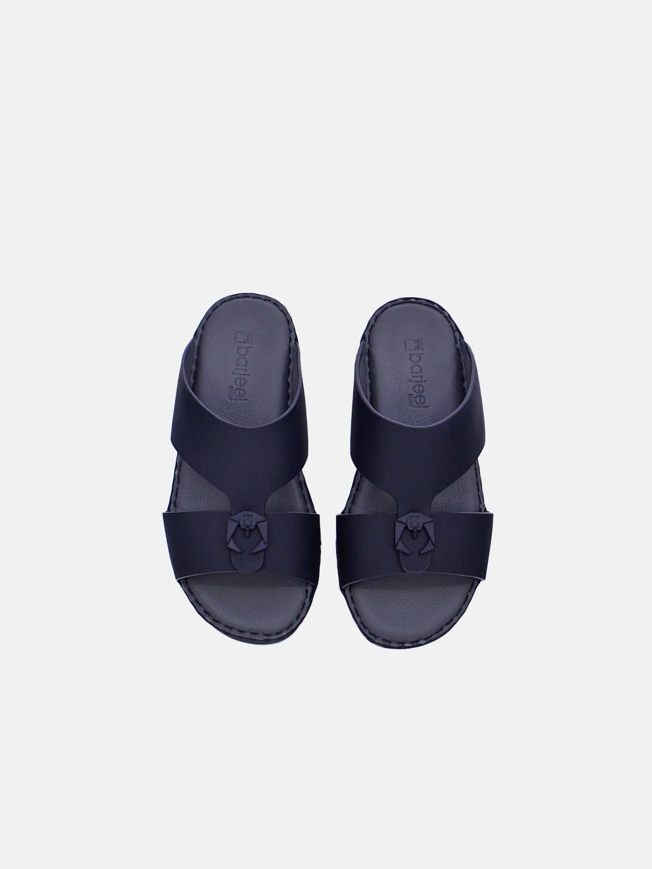 Barjeel Uno Boys Arabic Sandals #color_Black