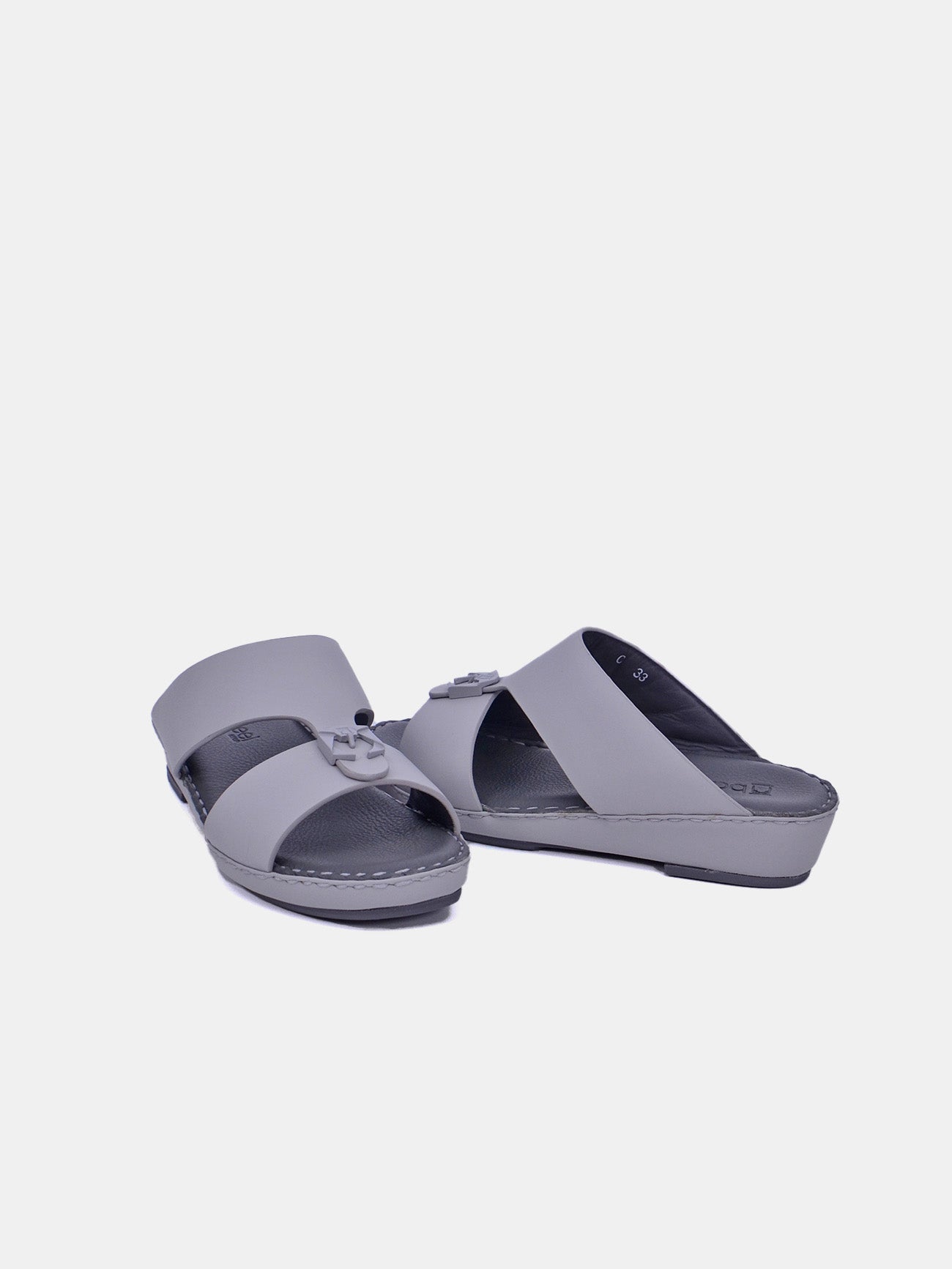 Barjeel Uno Boys Arabic Sandals #color_Grey