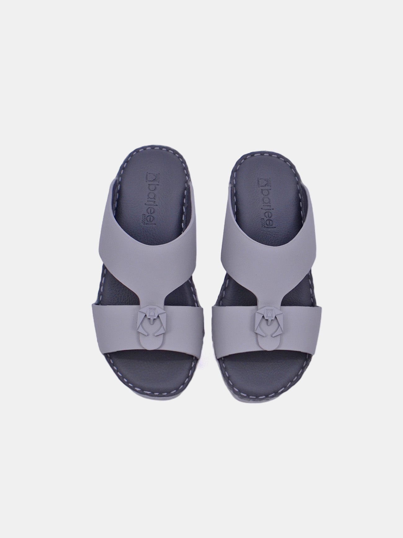 Barjeel Uno Boys Arabic Sandals #color_Grey