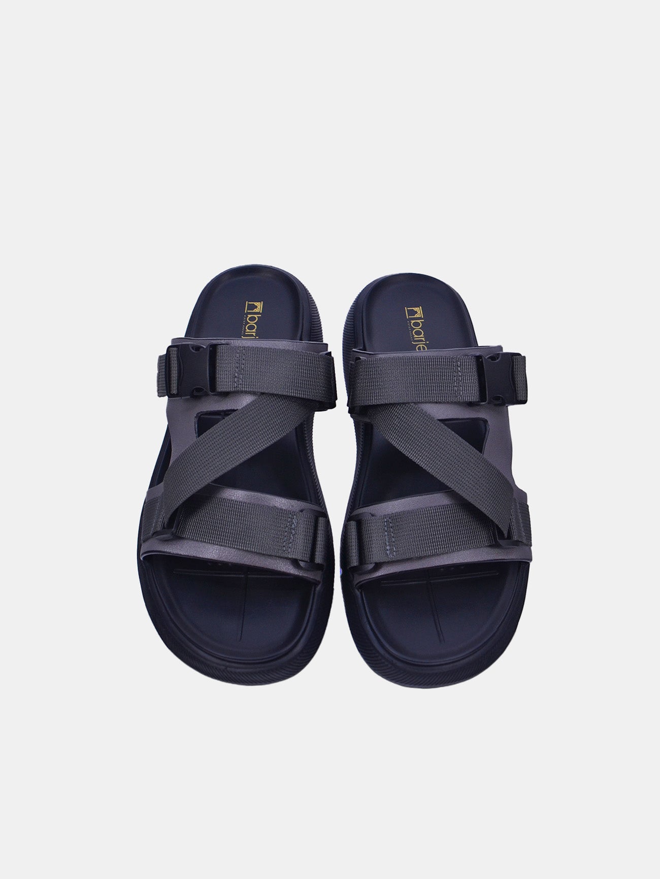 Barjeel Uno 9182-13 Men's Sandals #color_Grey