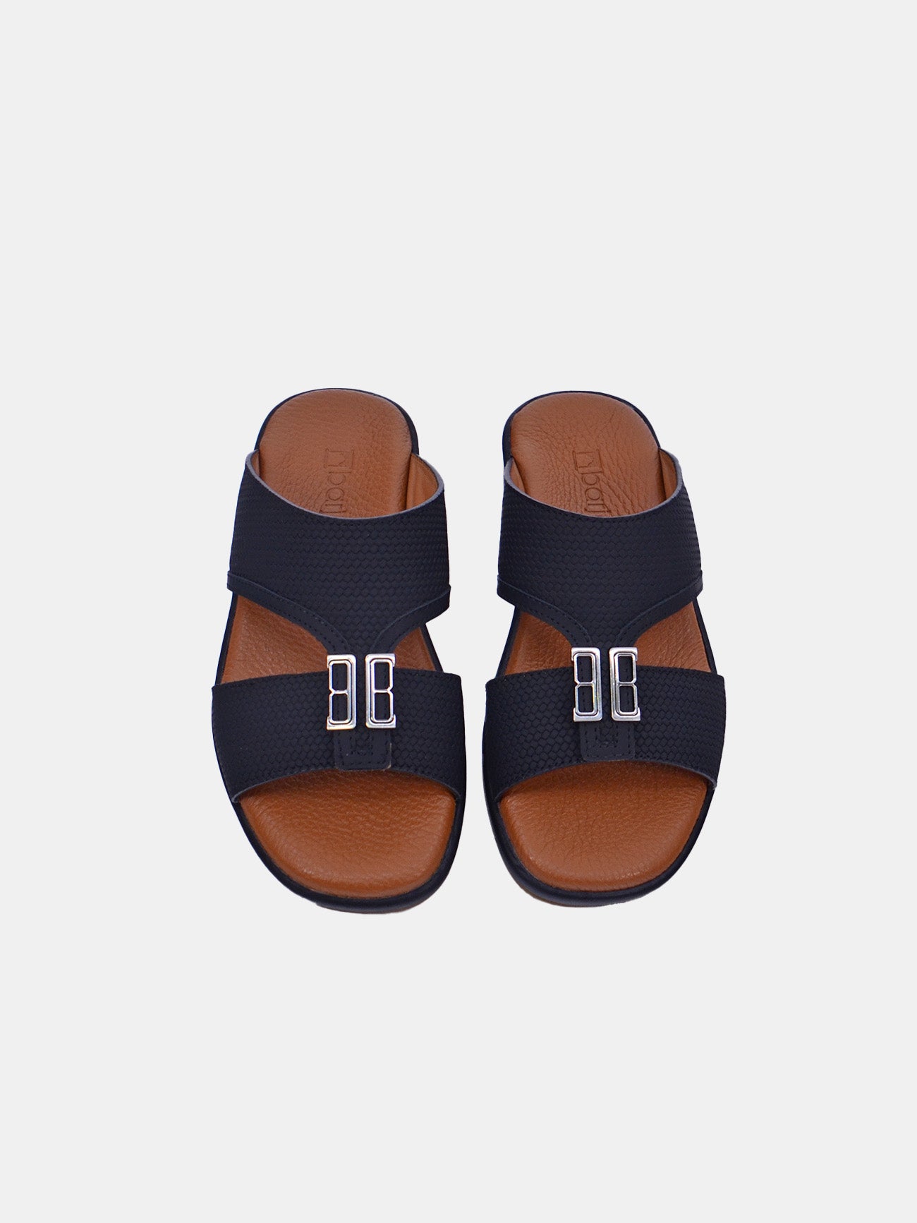Barjeel Uno BJM 16 Boys Arabic Sandals #color_Black
