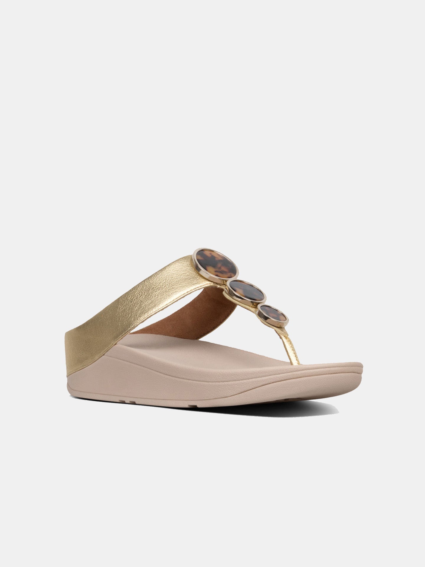 Fitflop Halo Artisan Gold Sliders #color_Gold