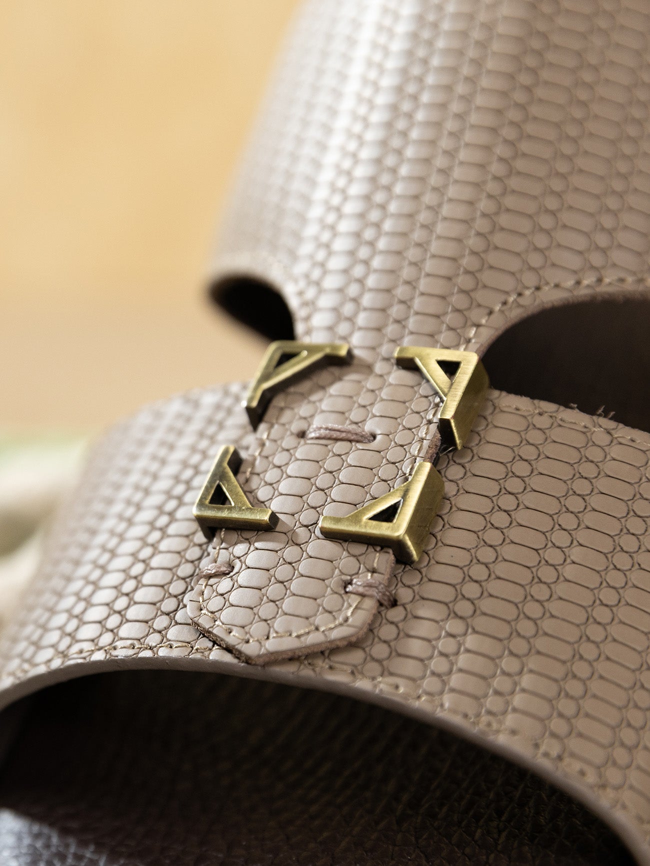 Barjeel Uno MSA133 Men Arabic Sandals #color_Beige