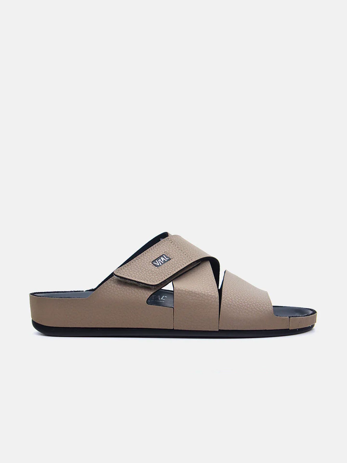 Vital 09080SY Men's Slider Sandals #color_Beige