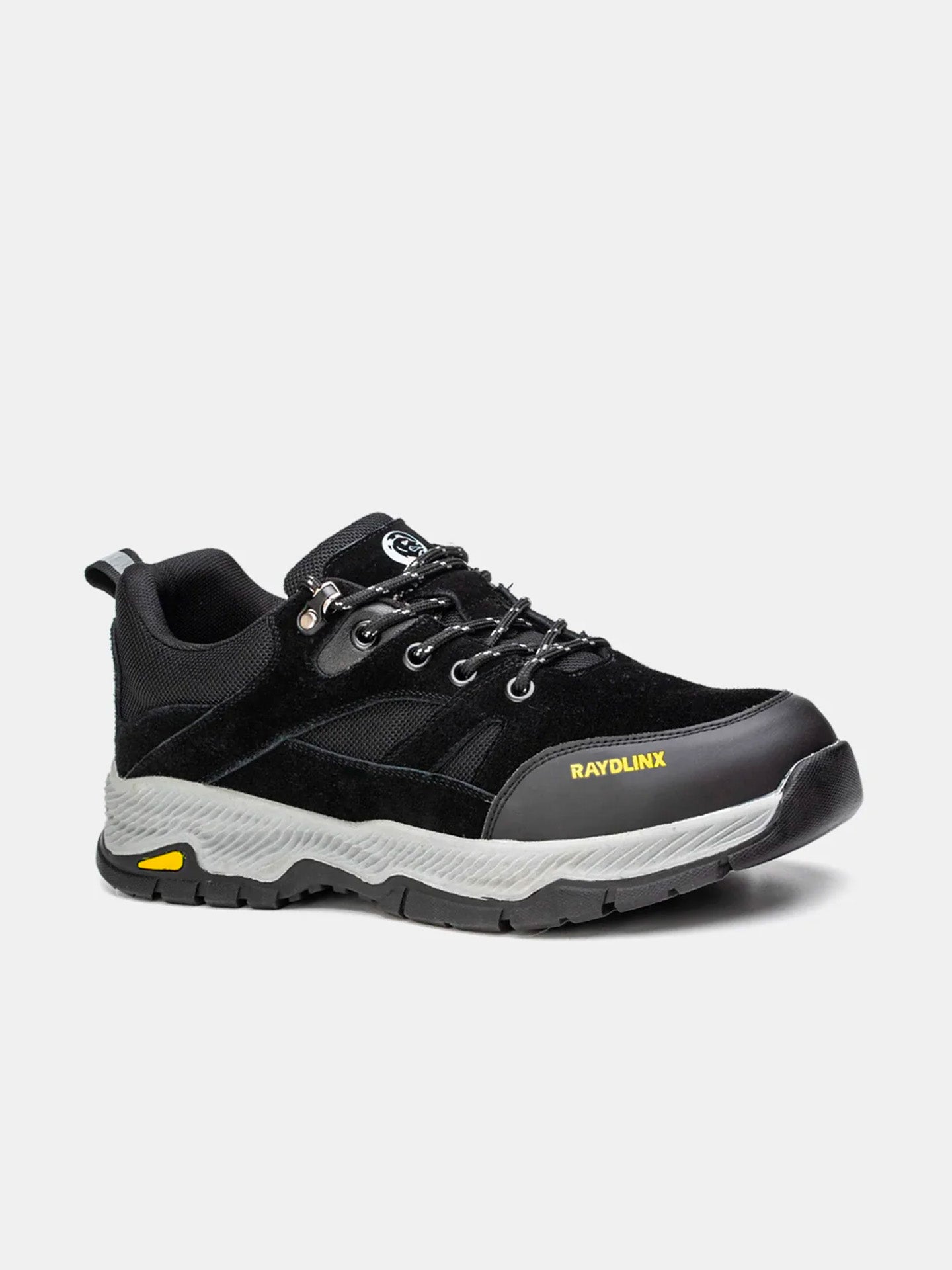 Raydlinx Men's Mountain Hiking Walking Shoes #color_Black