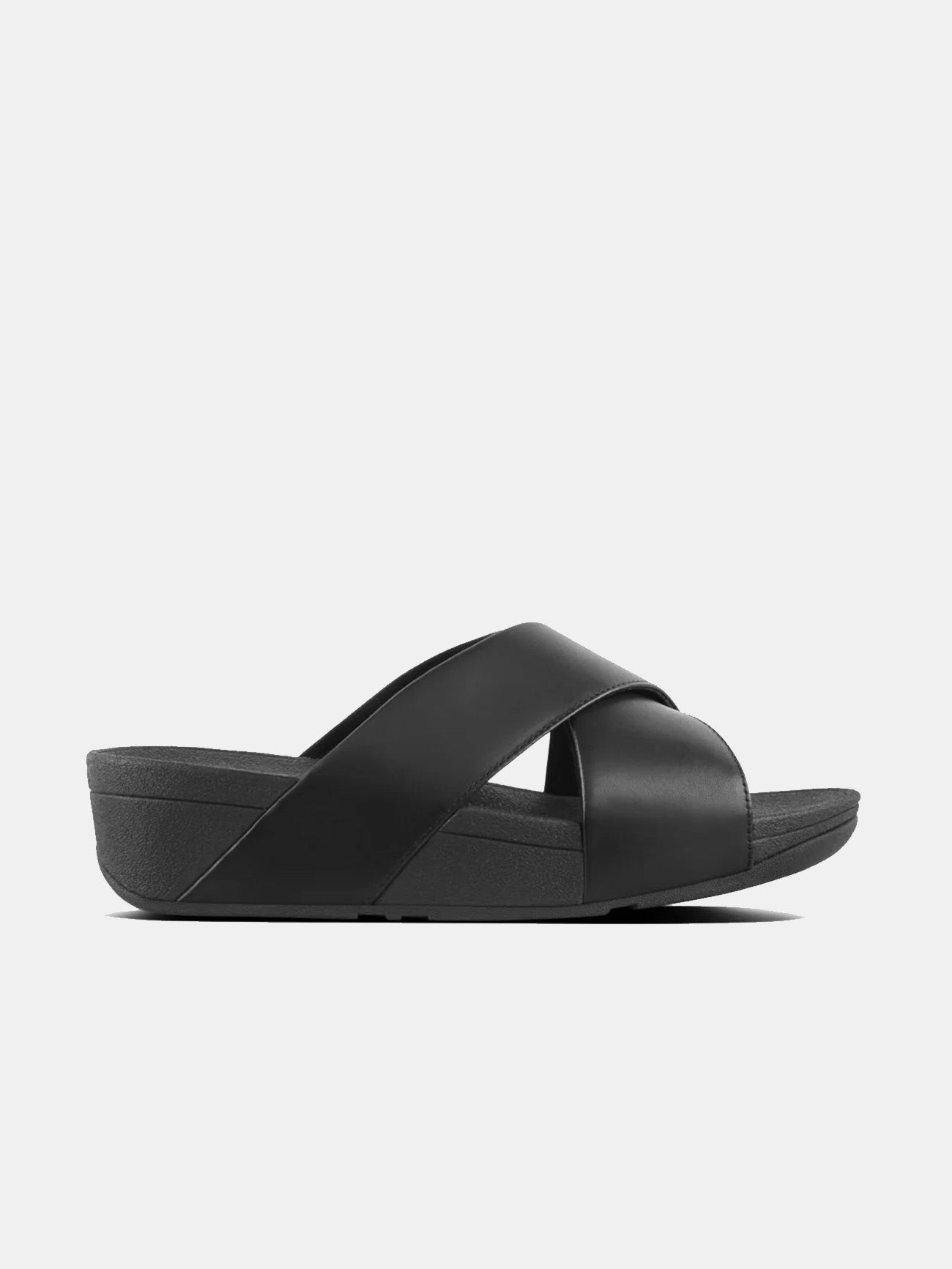 Fitflop Lulu Cross Slide Sandals #color_Black