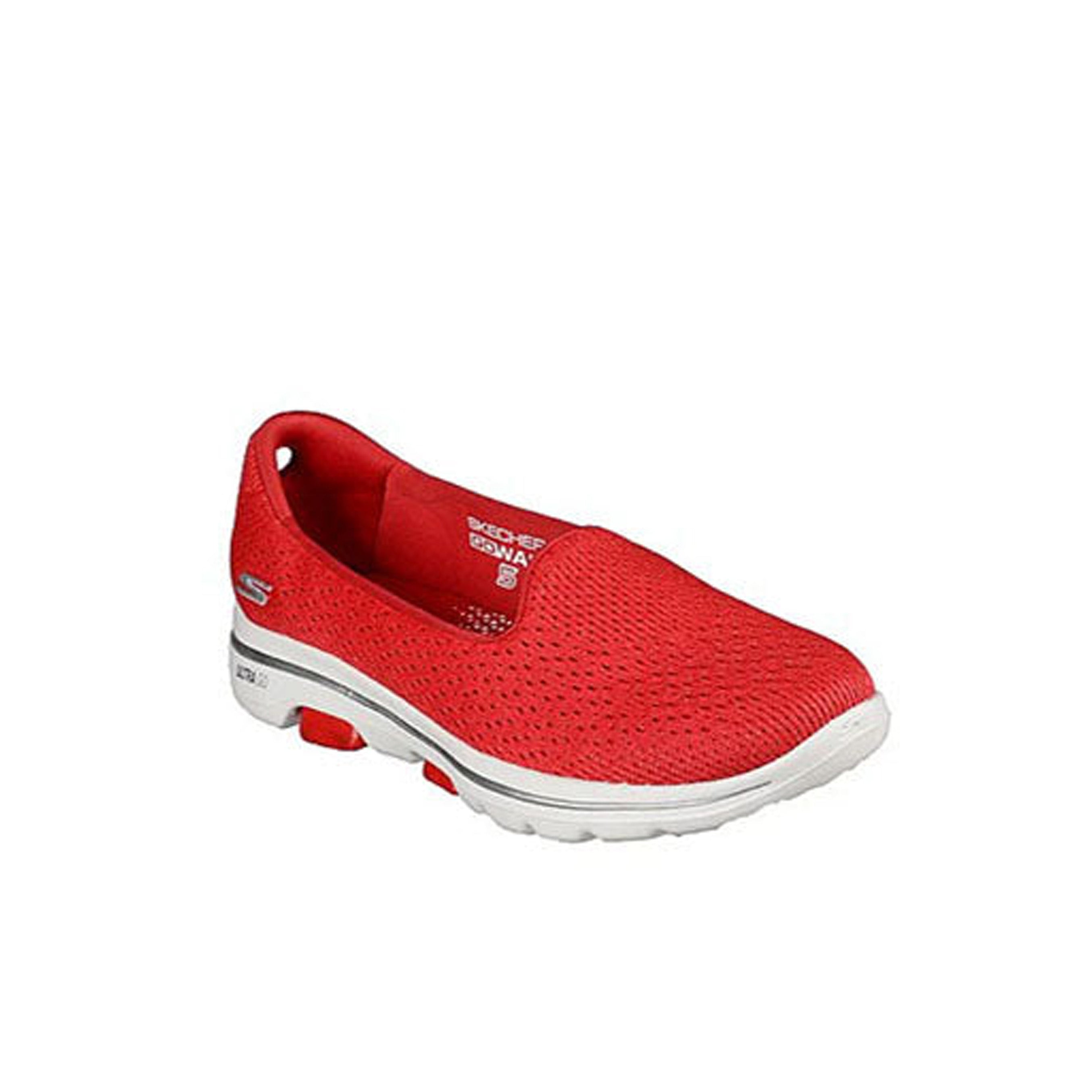 Skechers Women's Go Walk 5 - Sparkle Trainers #color_Red