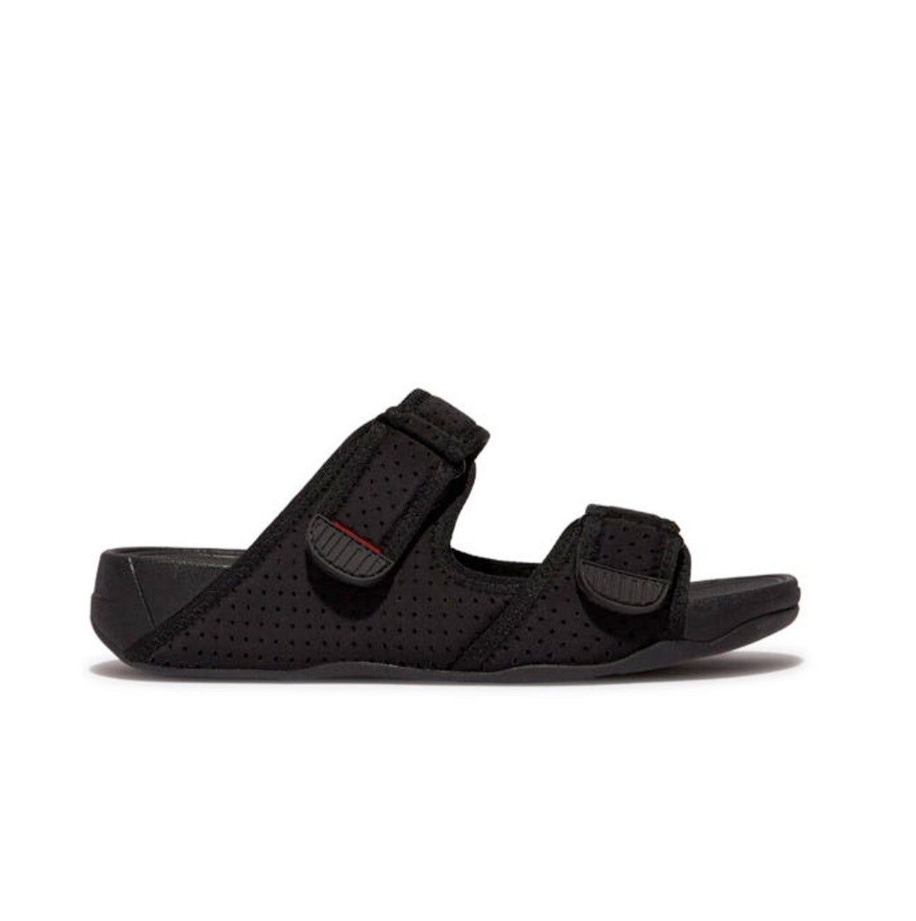 Fitflop Gogh Moc Water Resistant Perf Neoprene Slides #color_Black
