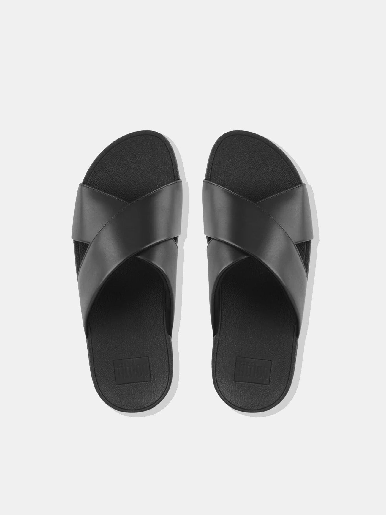 Fitflop Lulu Cross Slide Sandals #color_Black