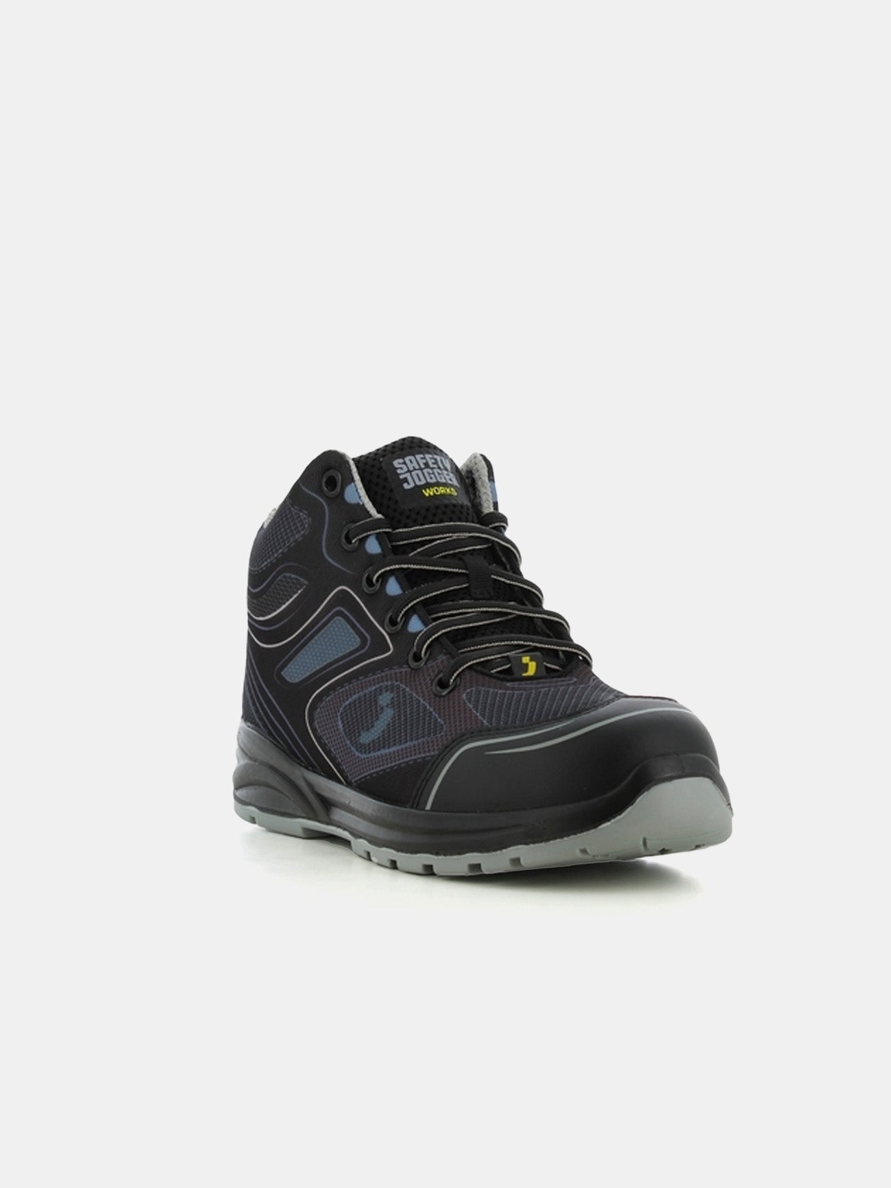 Safety Jogger Men's Cador S1P Mid S1 P SR ESD FO Safety Shoes #color_Grey