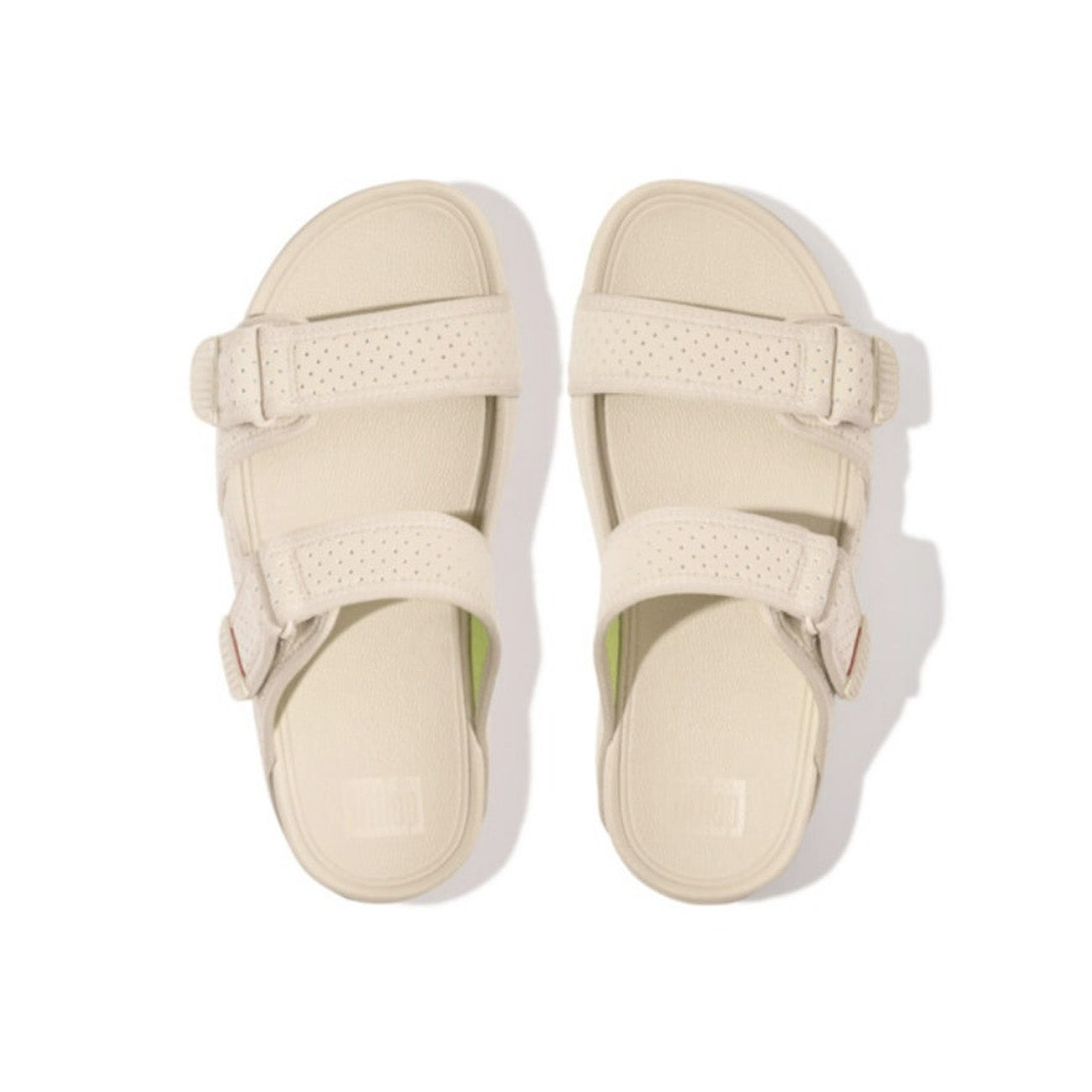 Fitflop Gogh Moc Water Resistant Perf Neoprene Slides #color_Beige