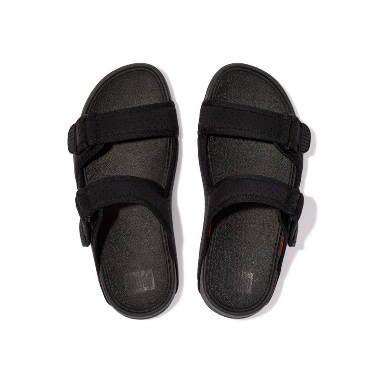 Fitflop Gogh Moc Water Resistant Perf Neoprene Slides #color_Black