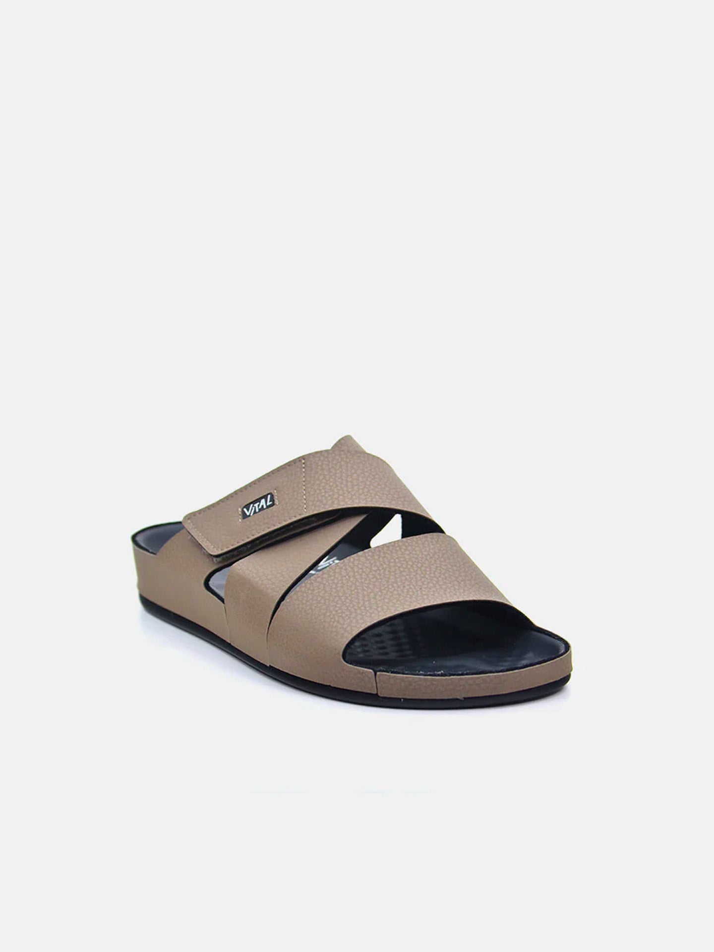 Vital 09080SY Men's Slider Sandals #color_Beige