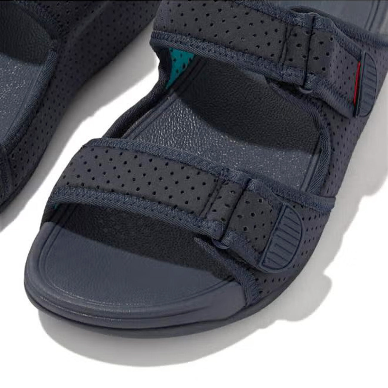 Fitflop Gogh Moc Water Resistant Perf Neoprene Slides #color_Navy