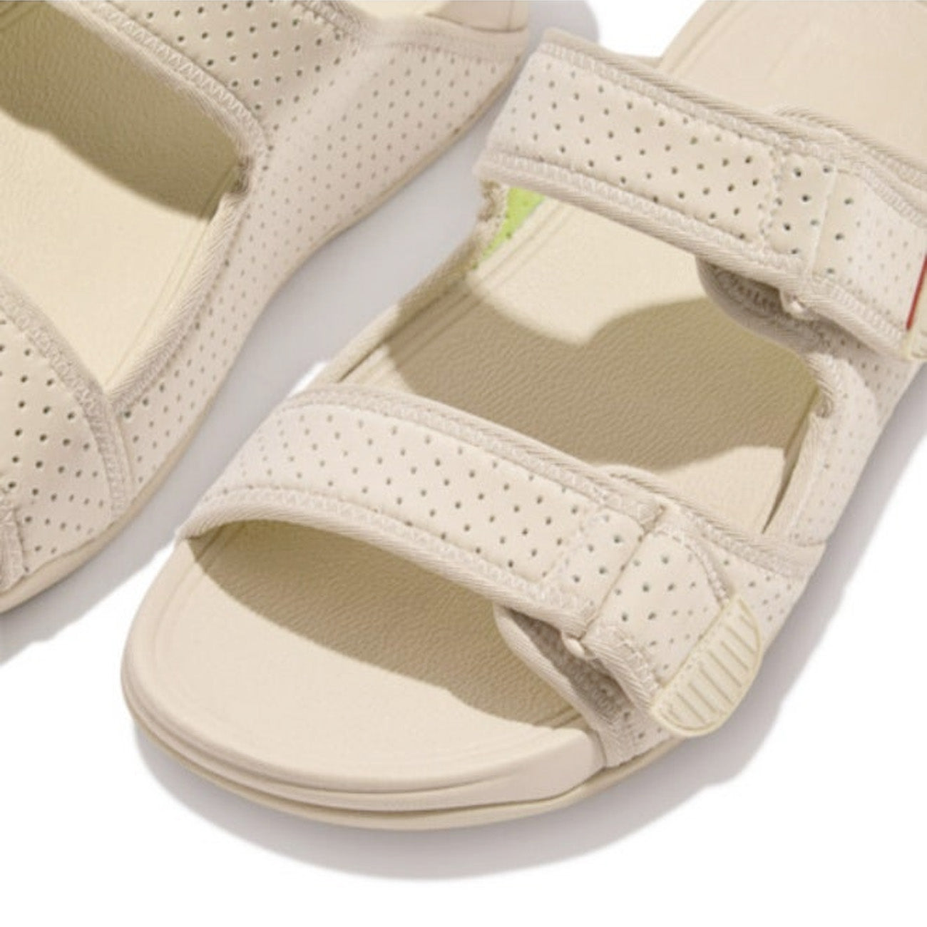 Fitflop Gogh Moc Water Resistant Perf Neoprene Slides #color_Beige