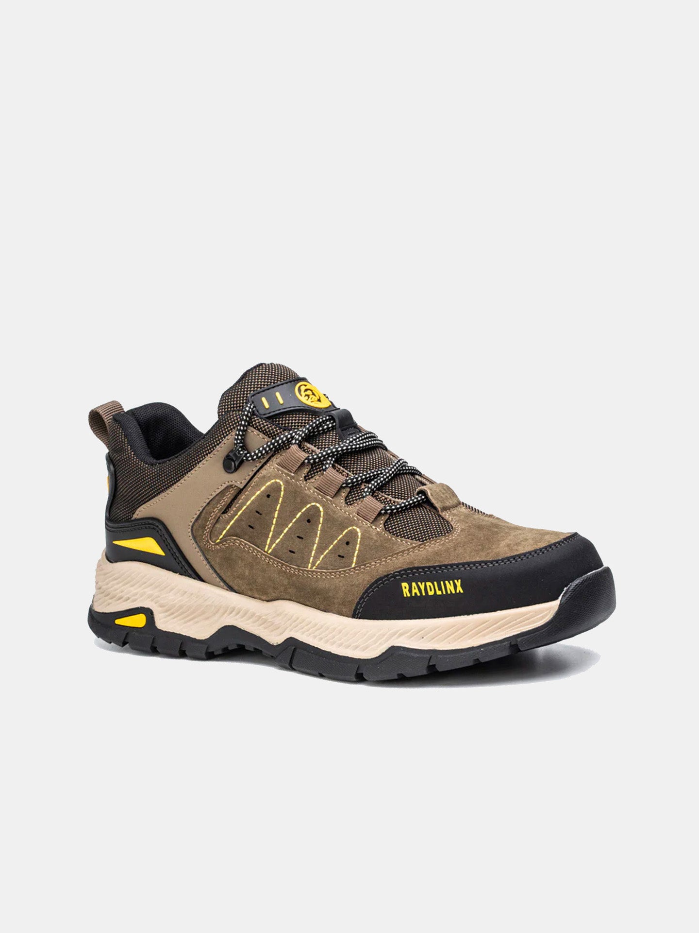 Raydlinx Men's Mountain Hiking Walking Shoes #color_Grey