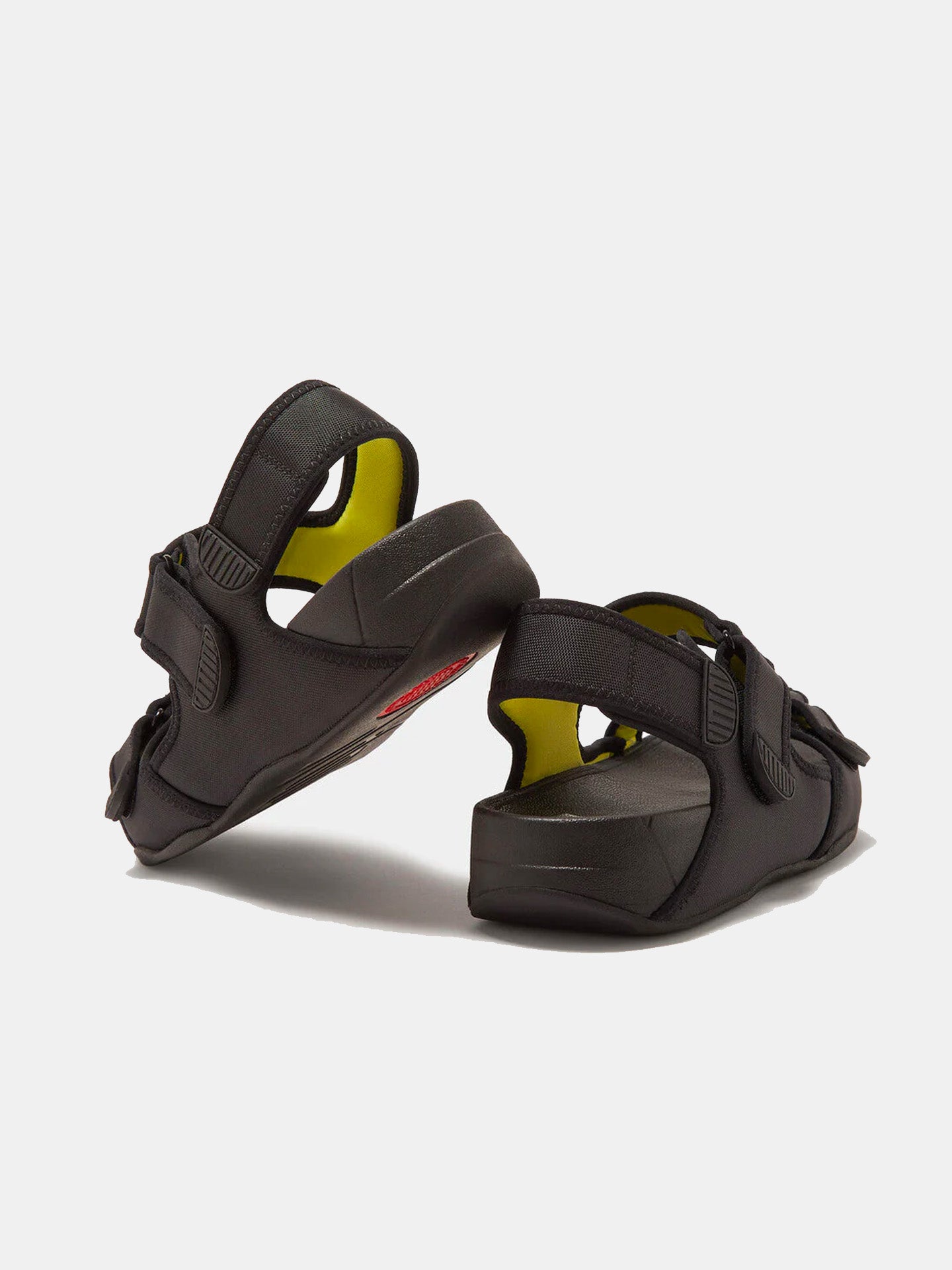 Fitflop Men's Gogh Moc Water-Resistant Back-Strap Sandals #color_Black