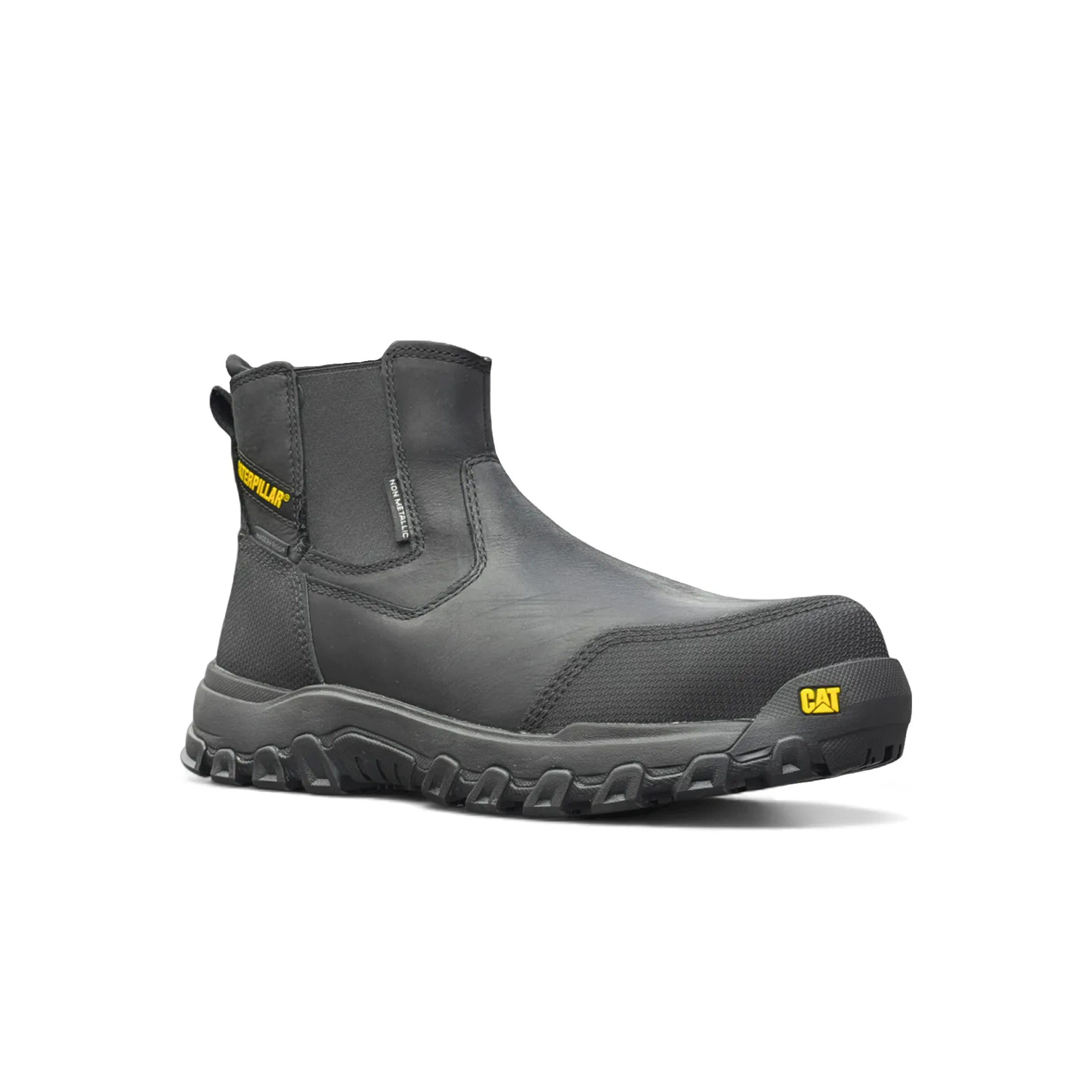Caterpillar Threshold Rebound Chelsea WP CT Men's Safety Boots #color_Black