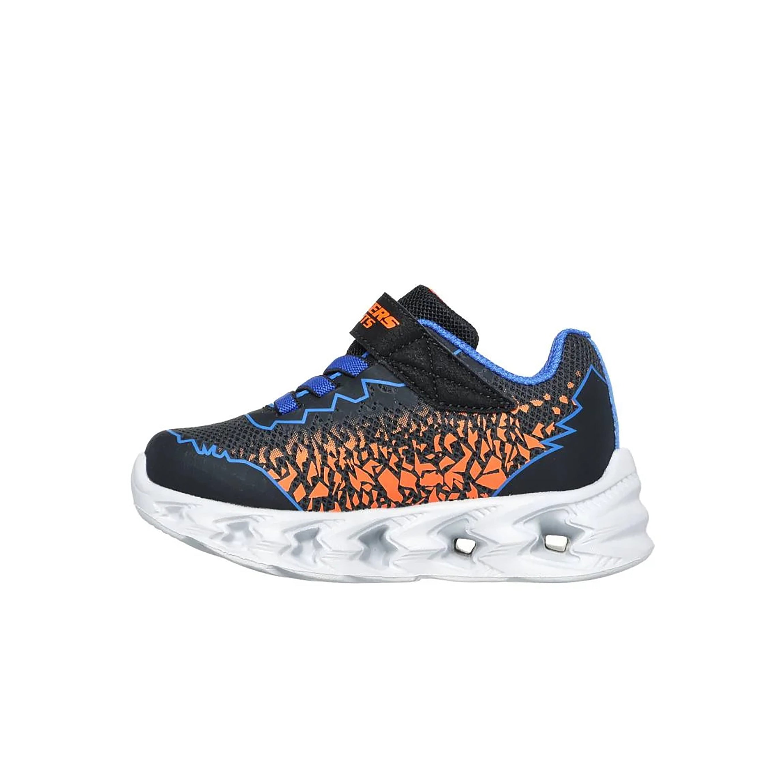 Skechers Boys S-Lights: Vortex 2.0 - Zorento Shoes #color_Black