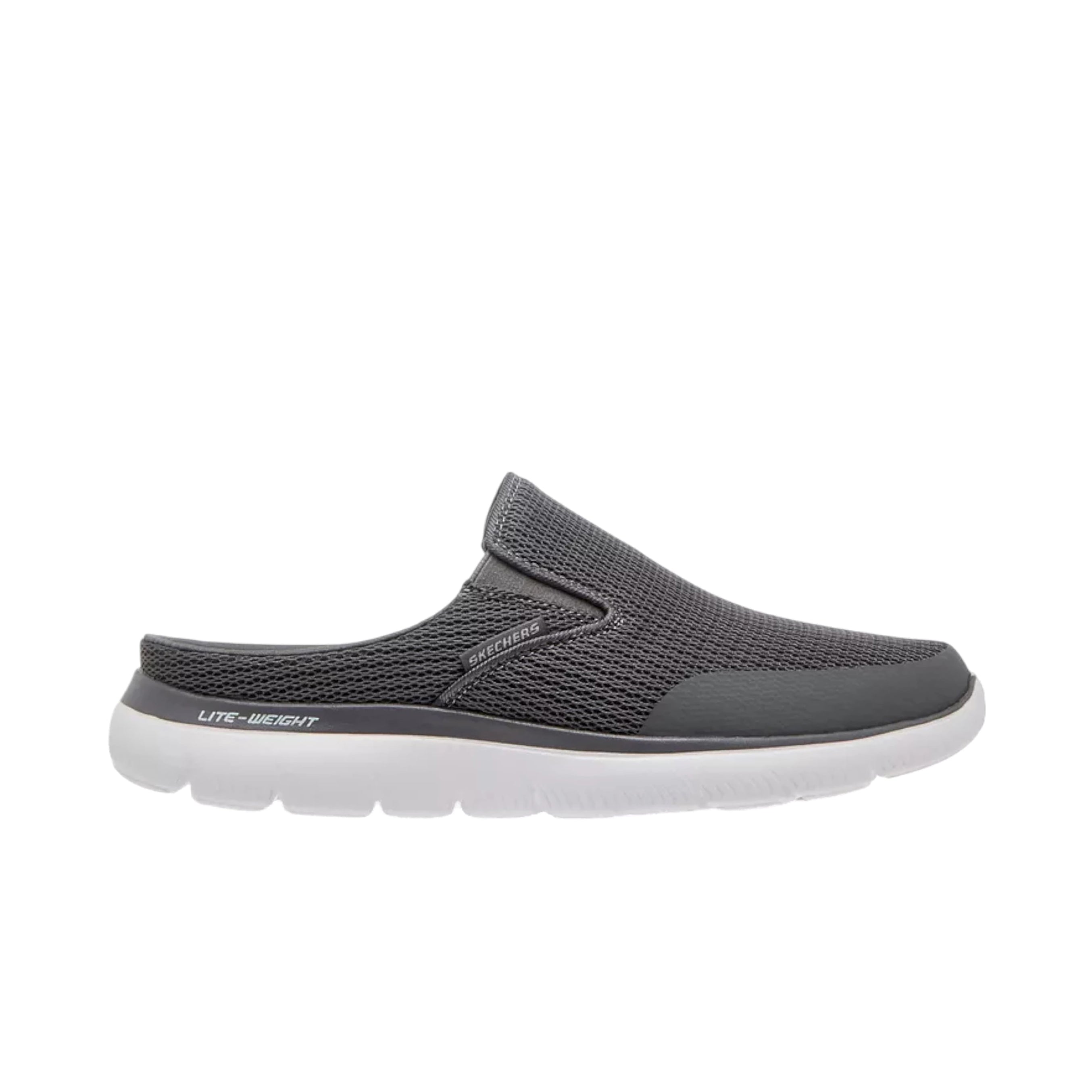 Skechers Men's Summits Vindicator Slip-On Mules #color_Gray