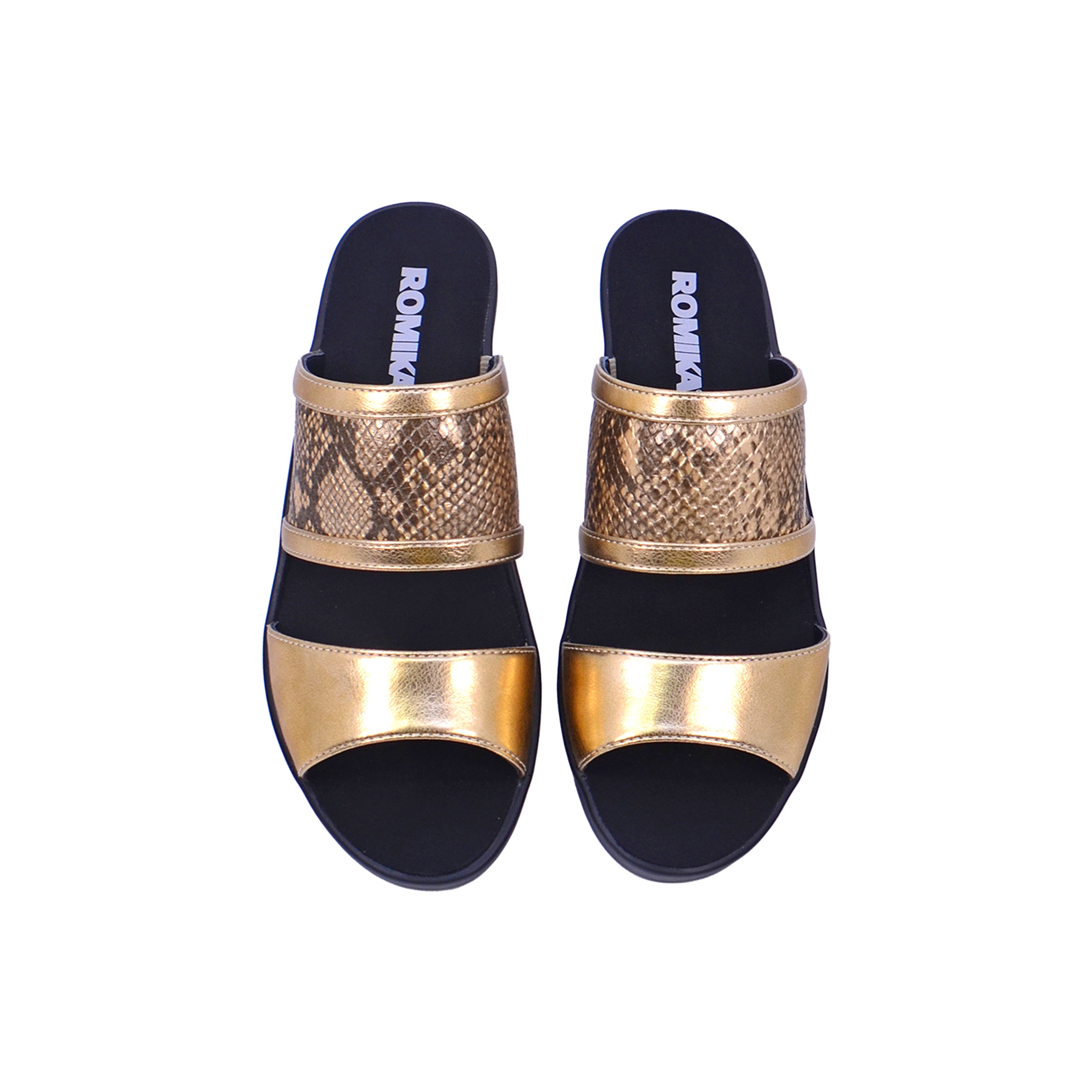 Romika Mokassetta 30503-AR149810 Women's Sandals #color_Gold
